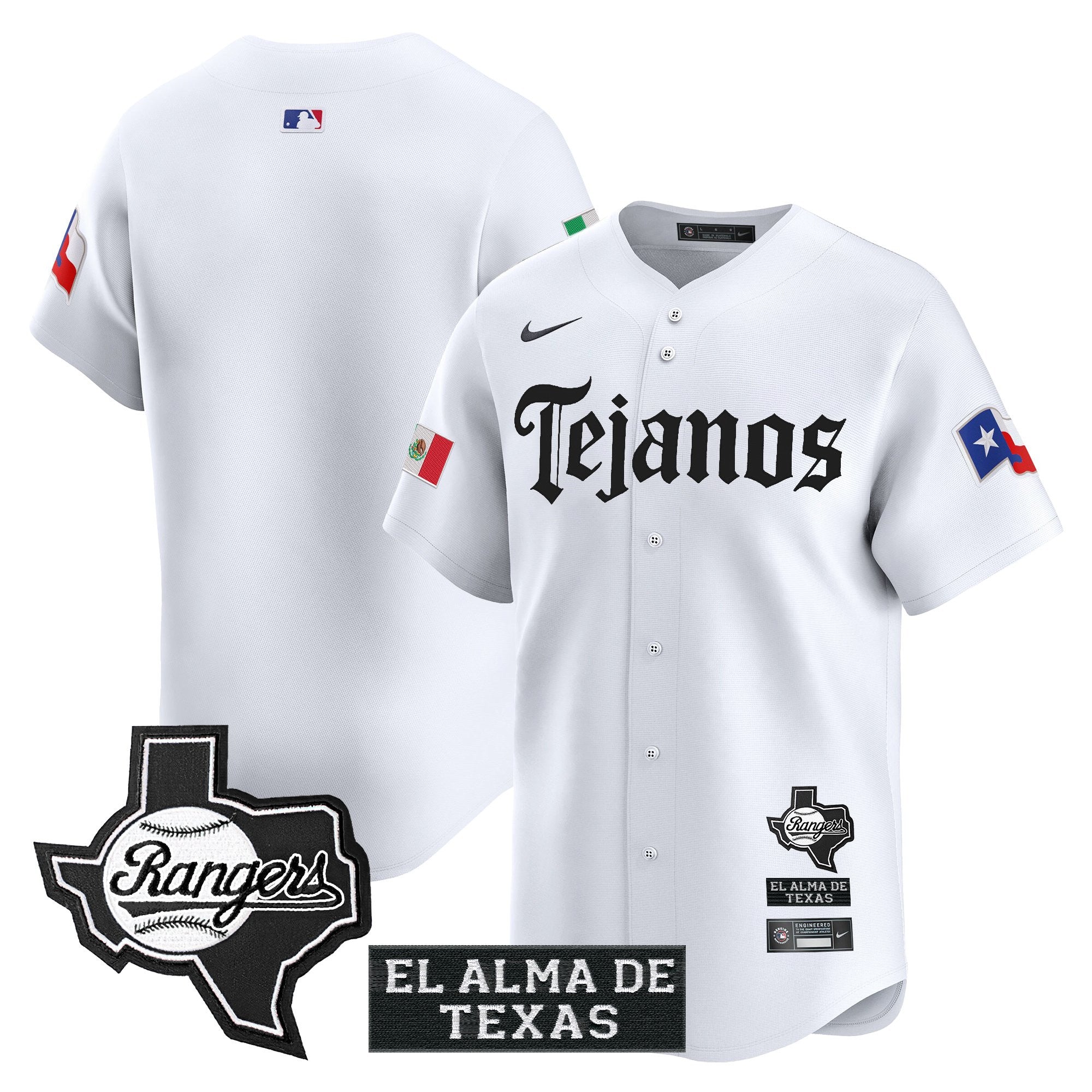 Men’s Texas Mexico Tejano Barrio Style Vapor Premier Limited Jersey