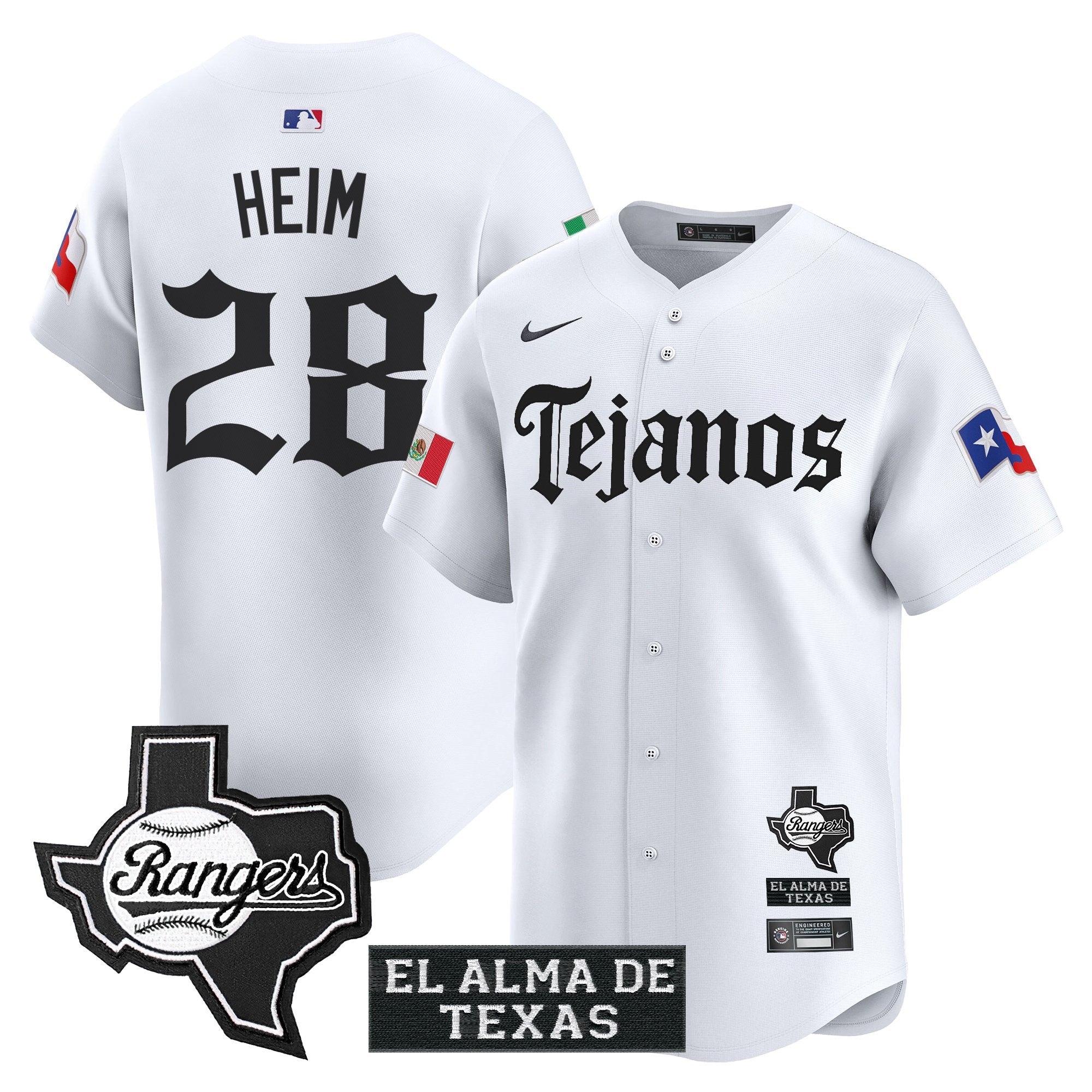 Men’s Texas Mexico Tejano Barrio Style Vapor Premier Limited Jersey