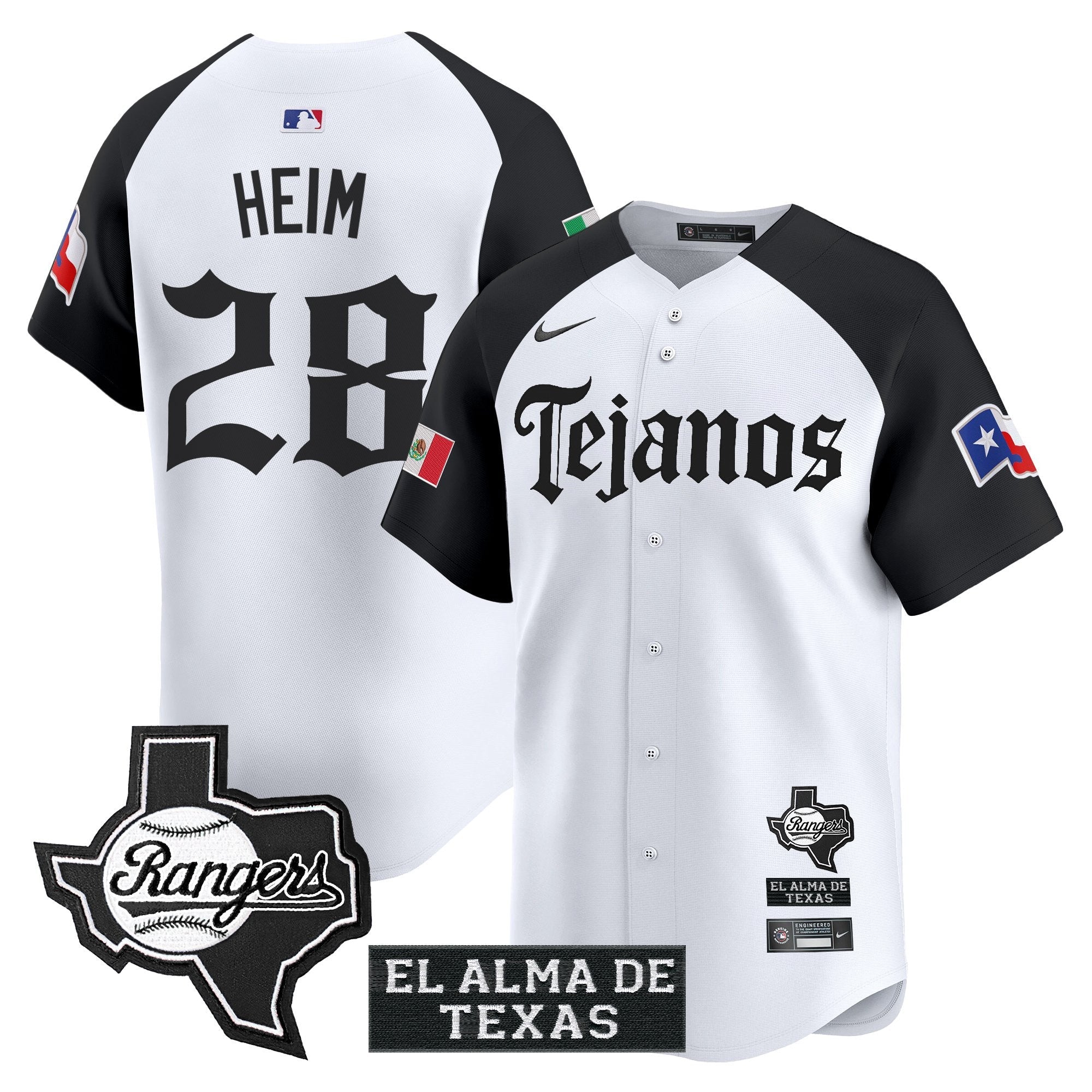 Men’s Texas Mexico Tejano Barrio Style Vapor Premier Limited Jersey