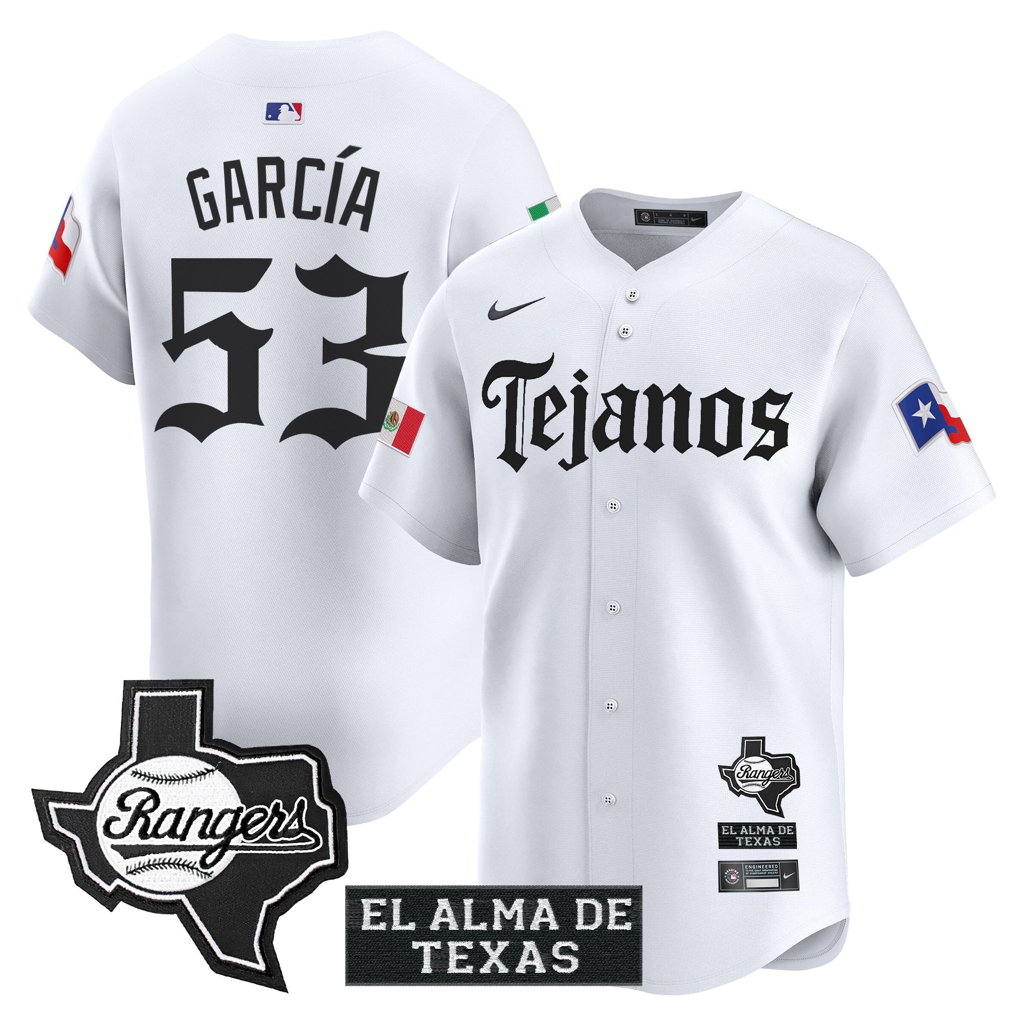 Men’s Texas Mexico Tejano Barrio Style Vapor Premier Limited Jersey
