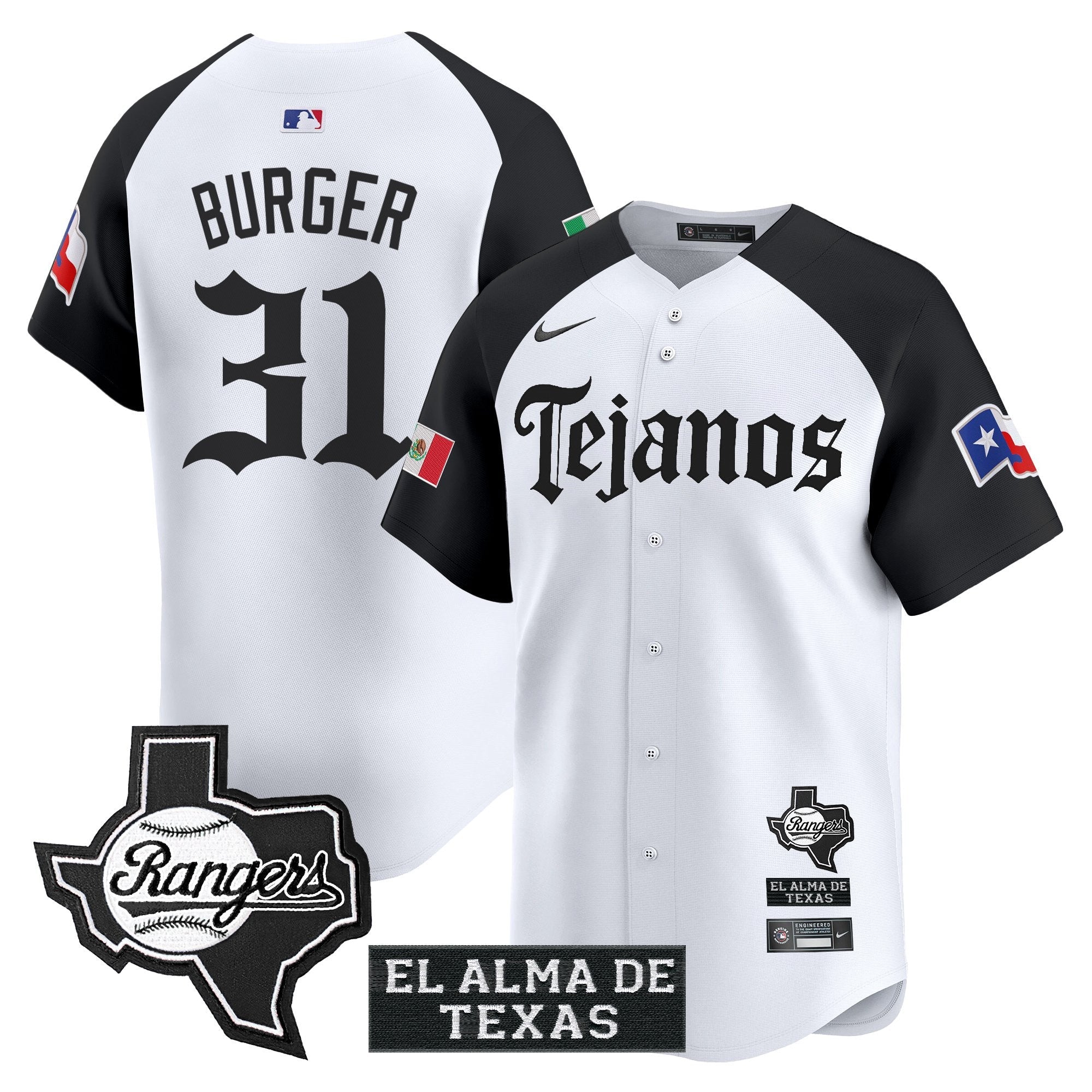 Men’s Texas Mexico Tejano Barrio Style Vapor Premier Limited Jersey
