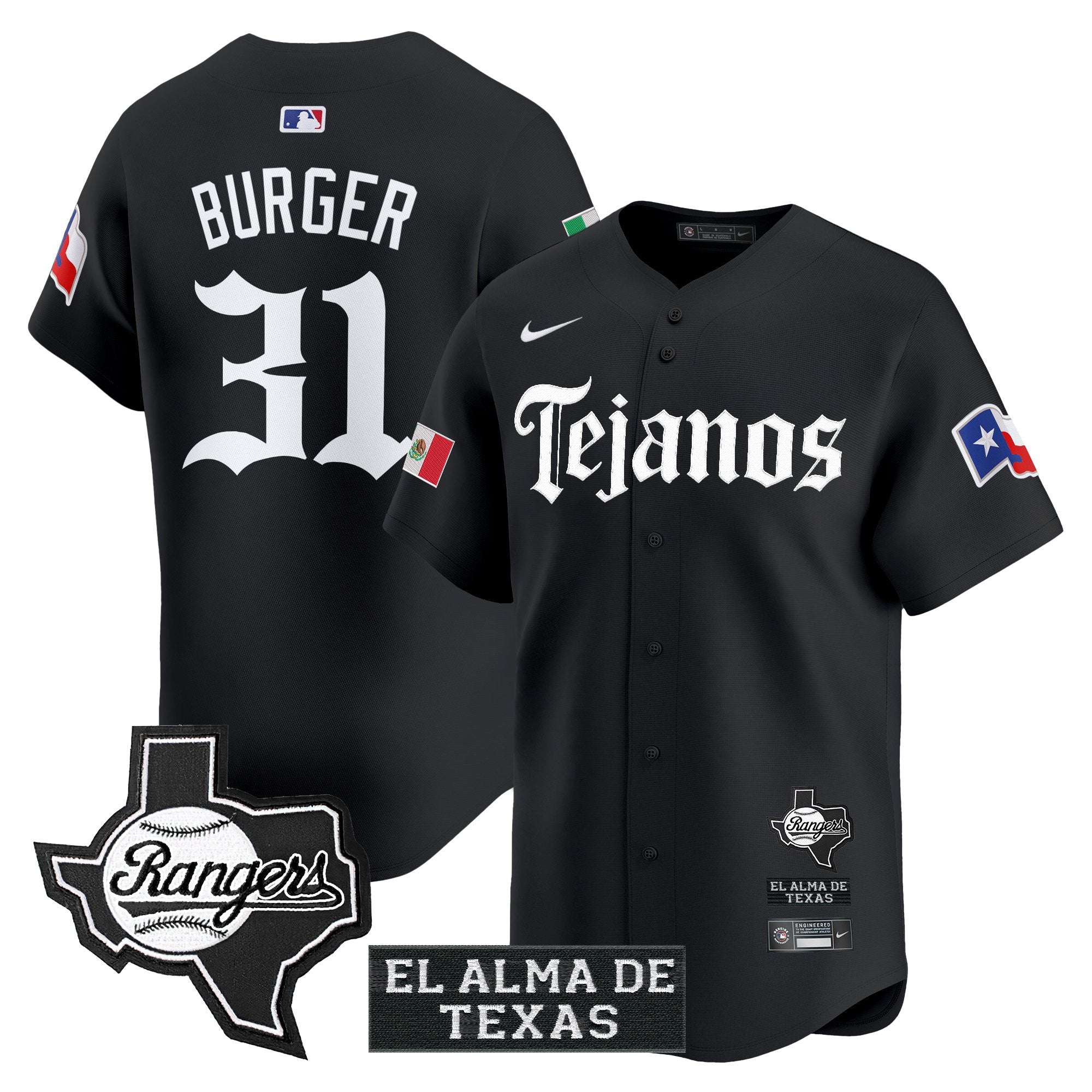 Men’s Texas Mexico Tejano Barrio Style Vapor Premier Limited Jersey