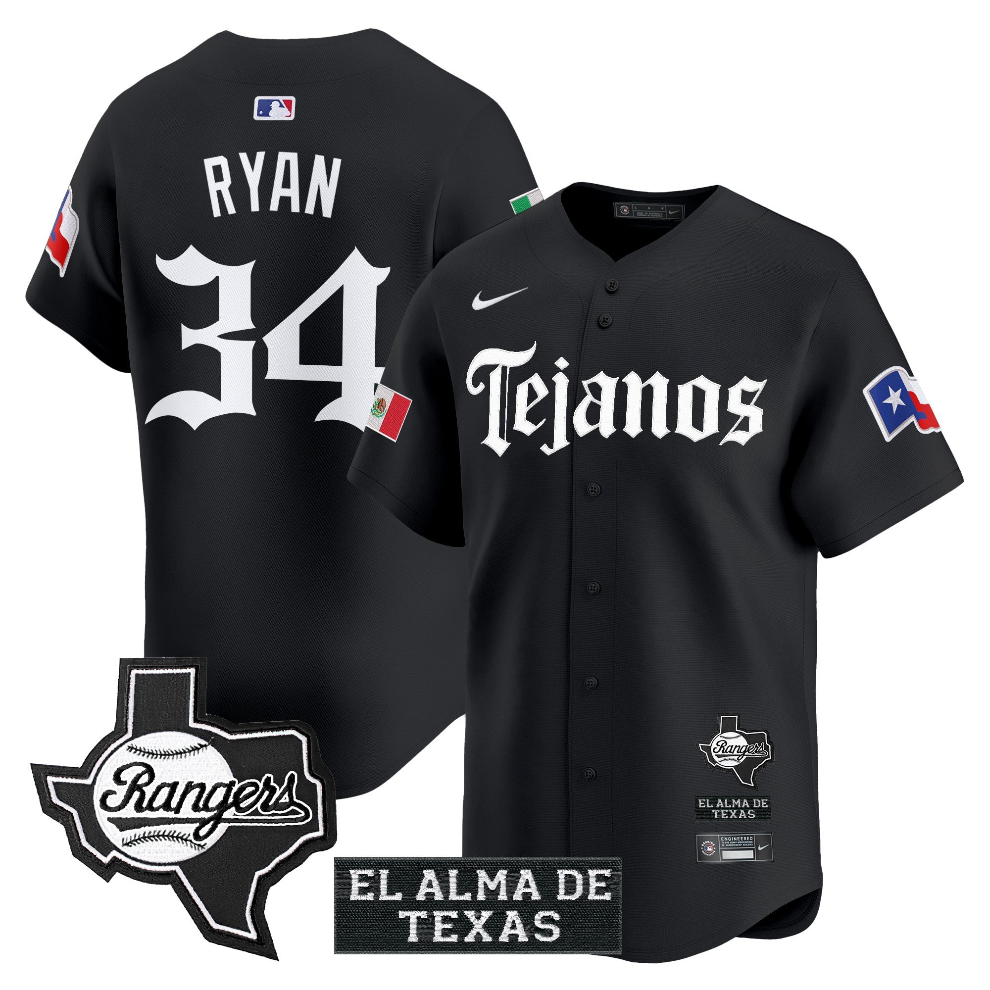 Men’s Texas Mexico Tejano Barrio Style Vapor Premier Limited Jersey