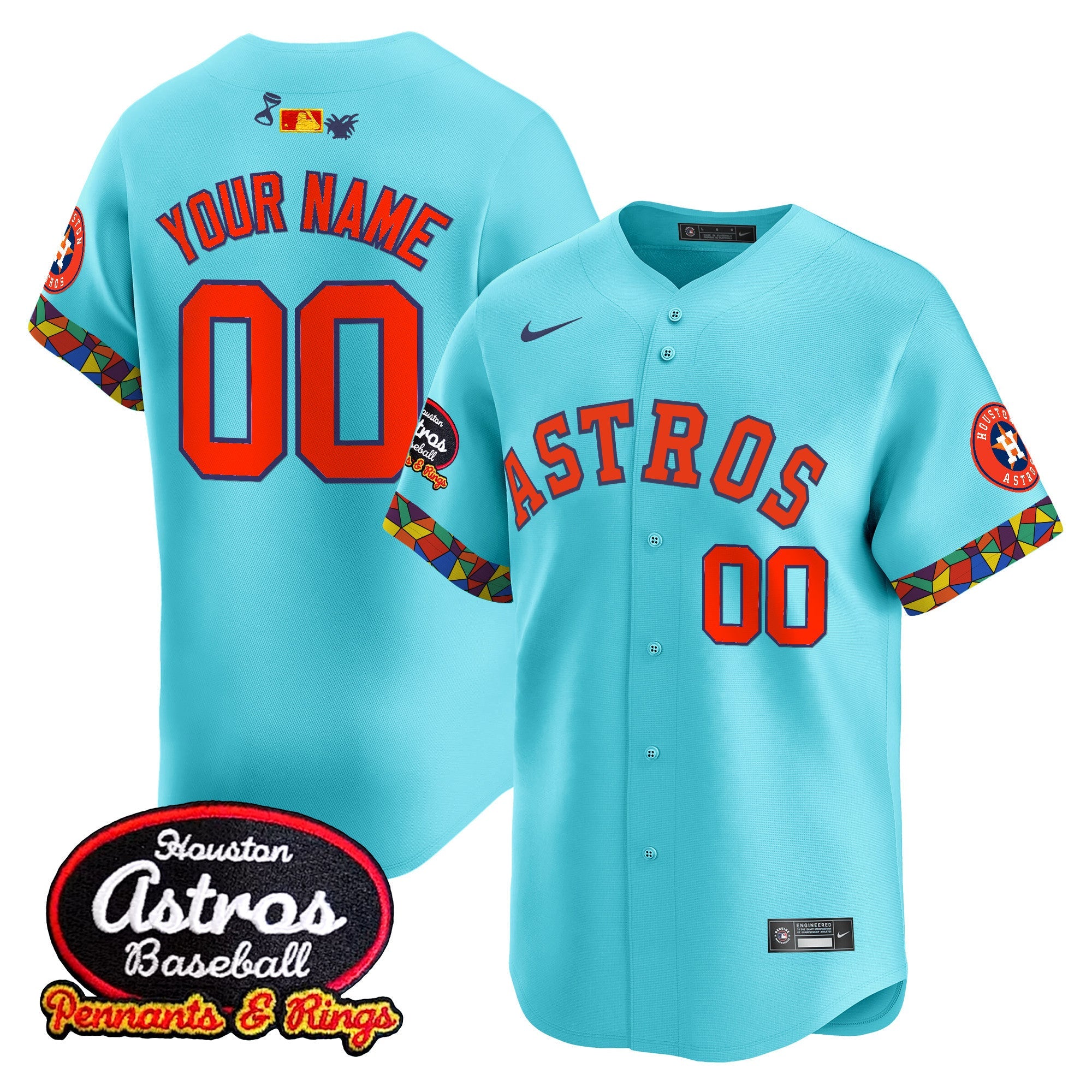 Houston x El Tiempo Cantina Vapor Premier Limited Custom Jersey