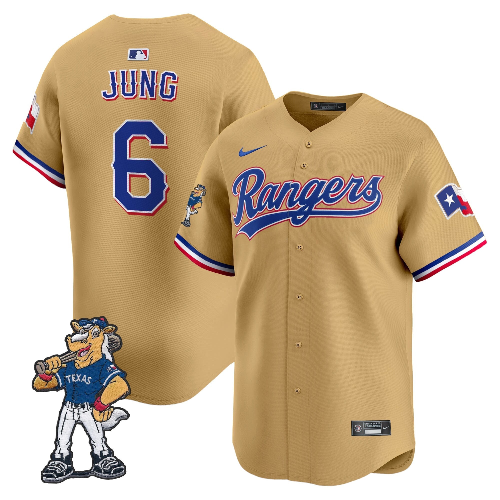 Texas – Captain Patch Vapor Premier Limited Jersey