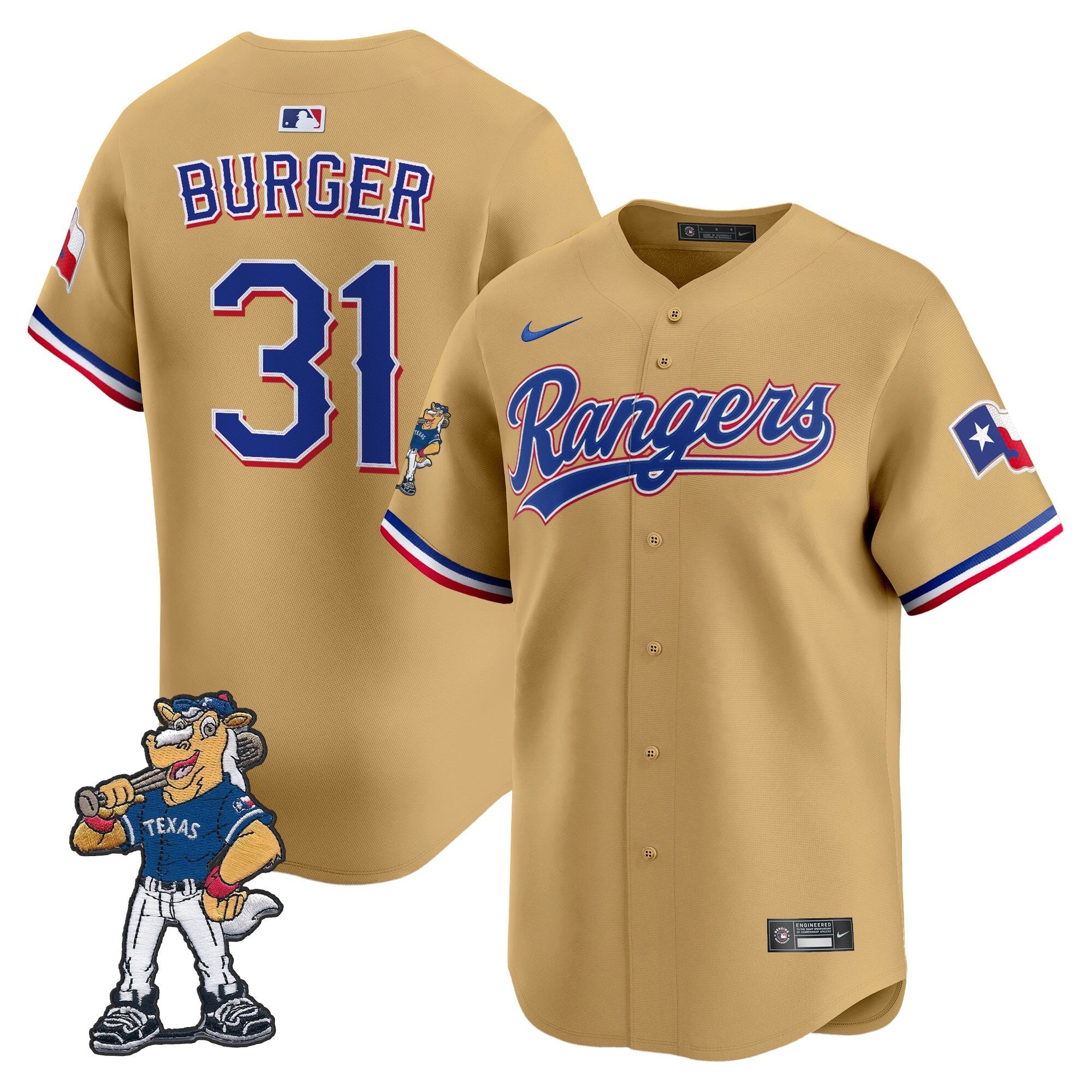 Texas – Captain Patch Vapor Premier Limited Jersey