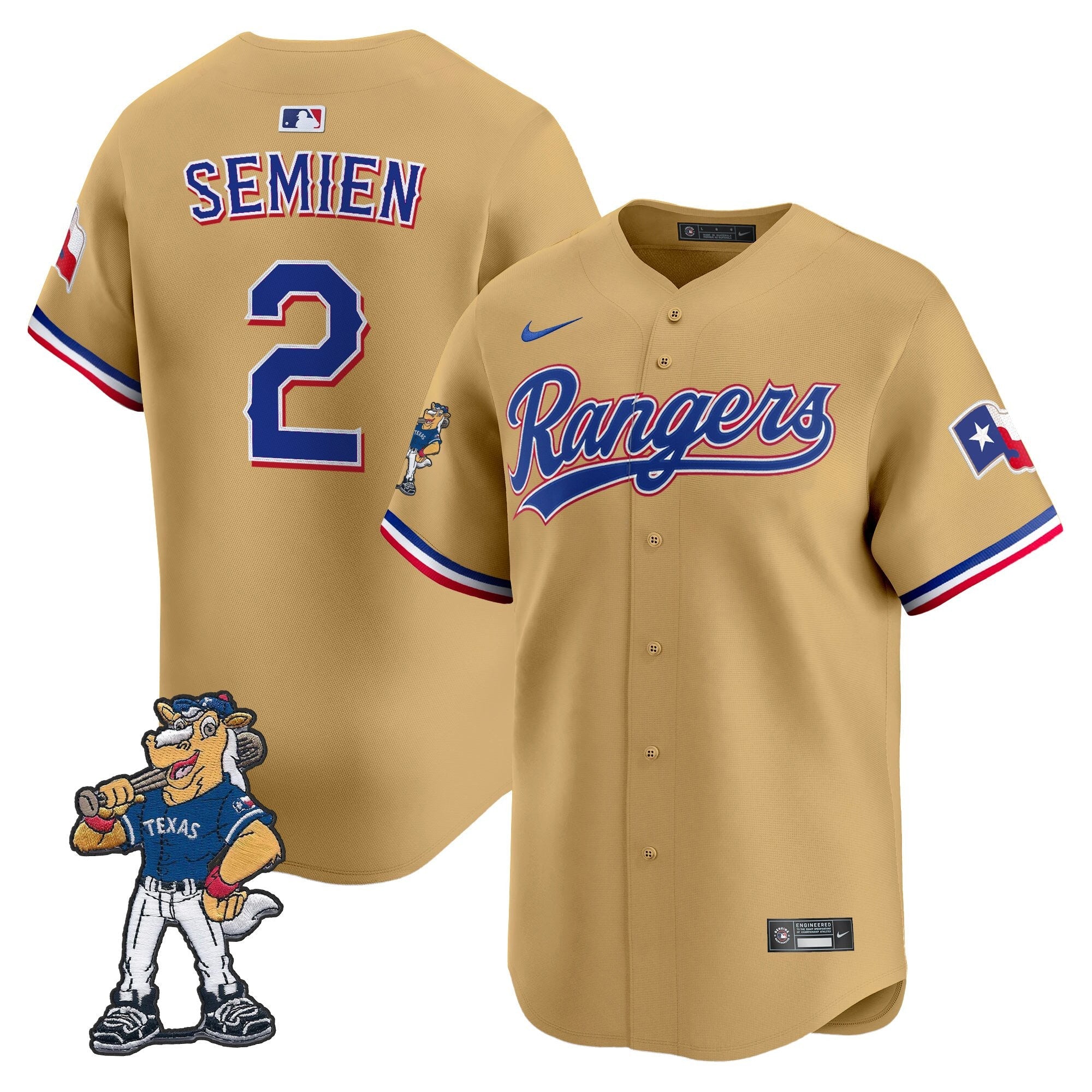 Texas – Captain Patch Vapor Premier Limited Jersey