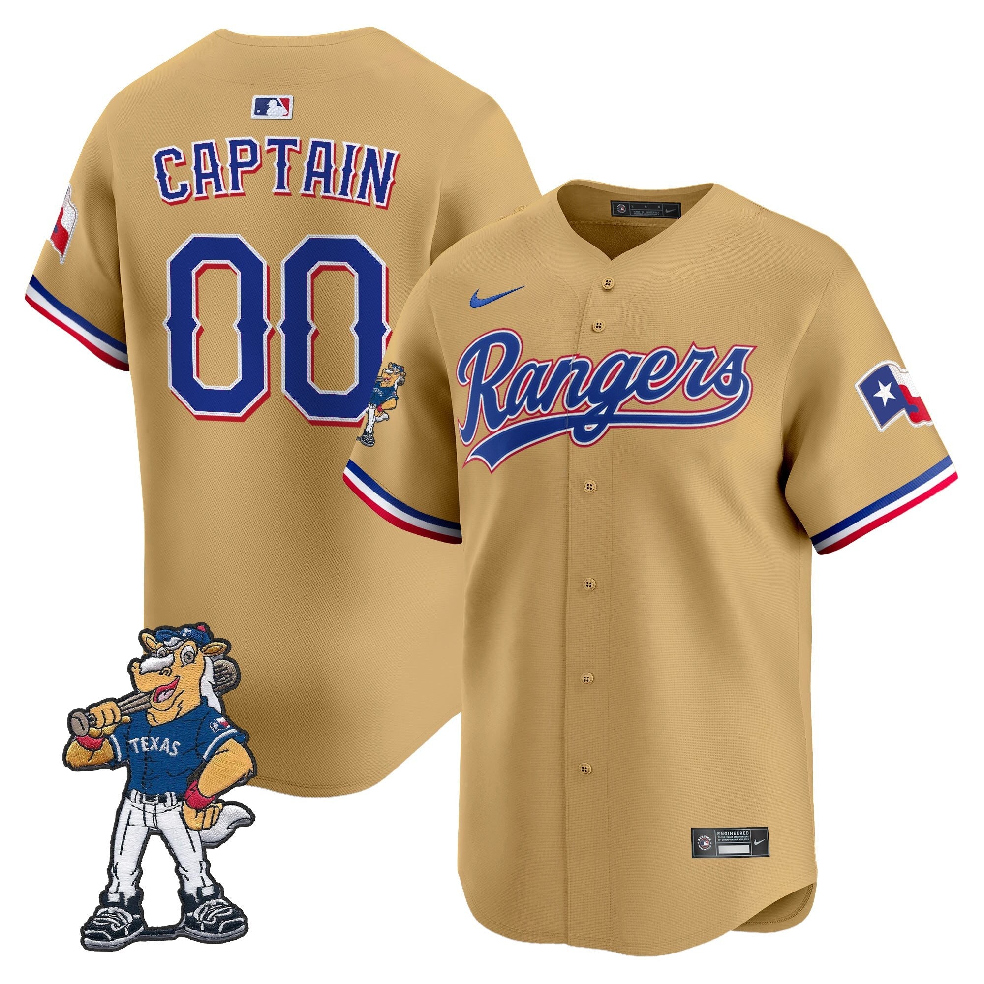 Texas – Captain Patch Vapor Premier Limited Jersey