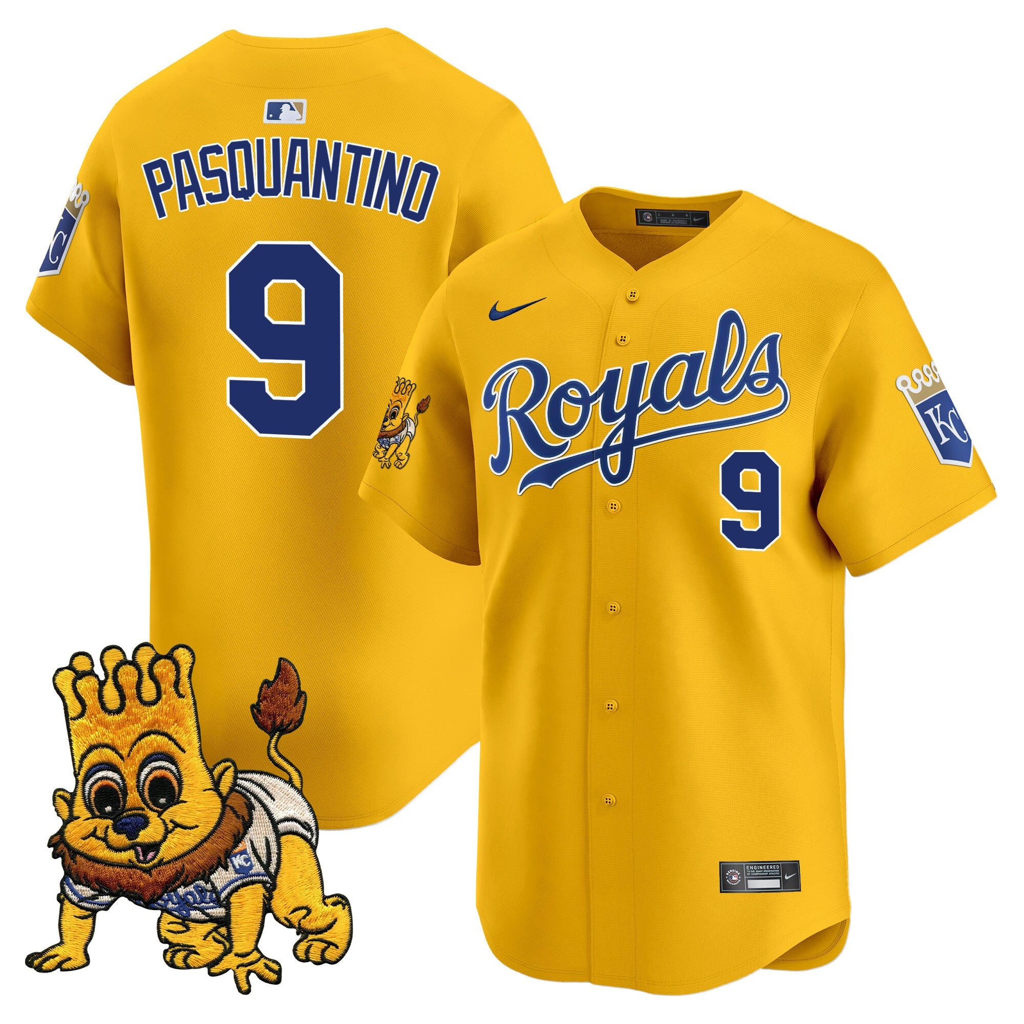 Youth’s Kansas City Sluggerrr Patch Vapor Premier Limited Jersey