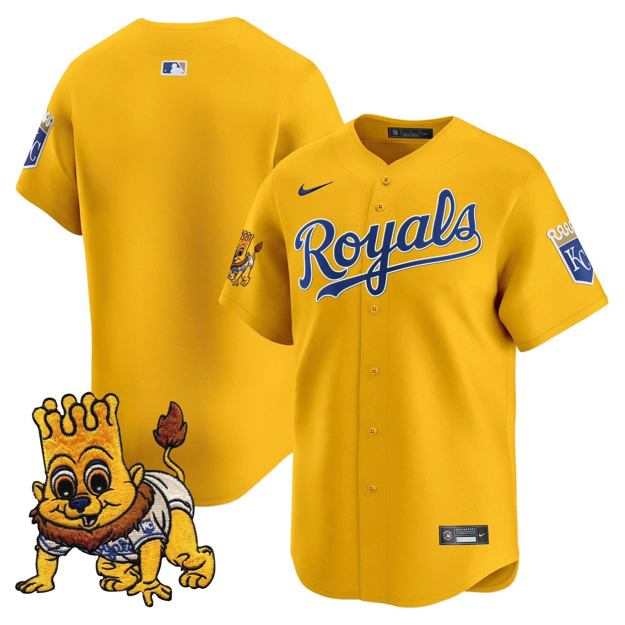 Men’s Kansas City Sluggerrr Patch Vapor Premier Limited Jersey
