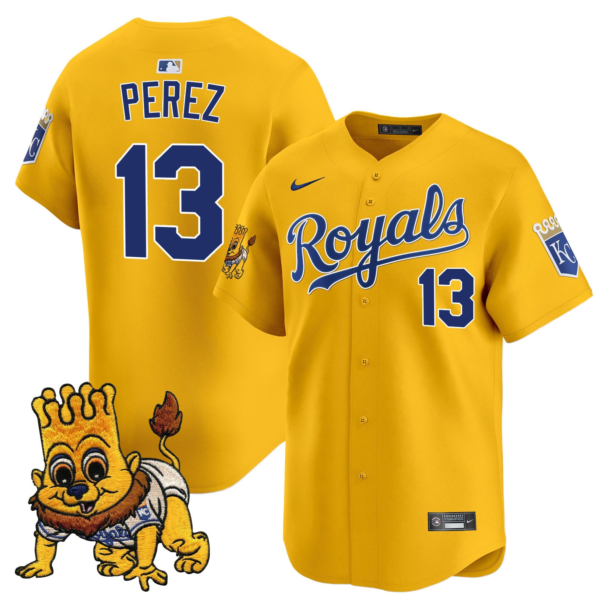 Youth’s Kansas City Sluggerrr Patch Vapor Premier Limited Jersey
