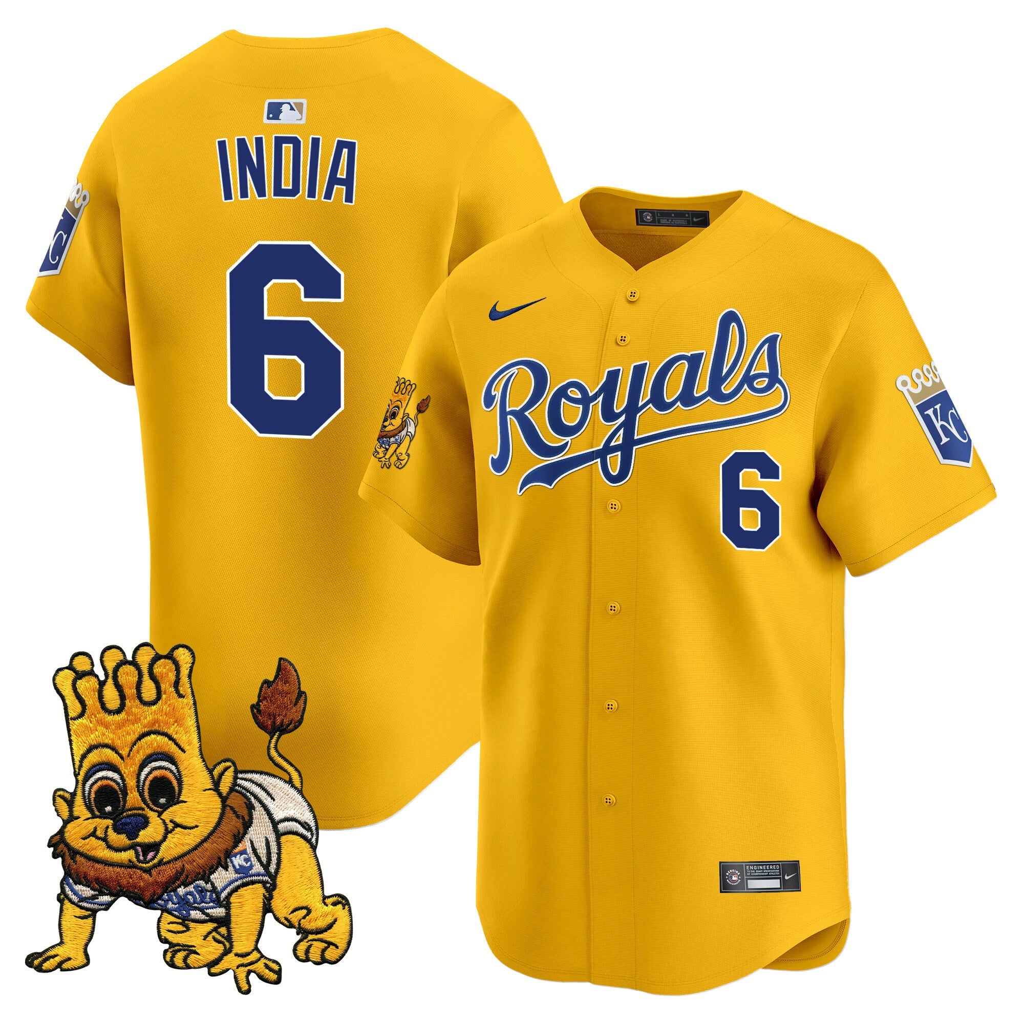 Youth’s Kansas City Sluggerrr Patch Vapor Premier Limited Jersey