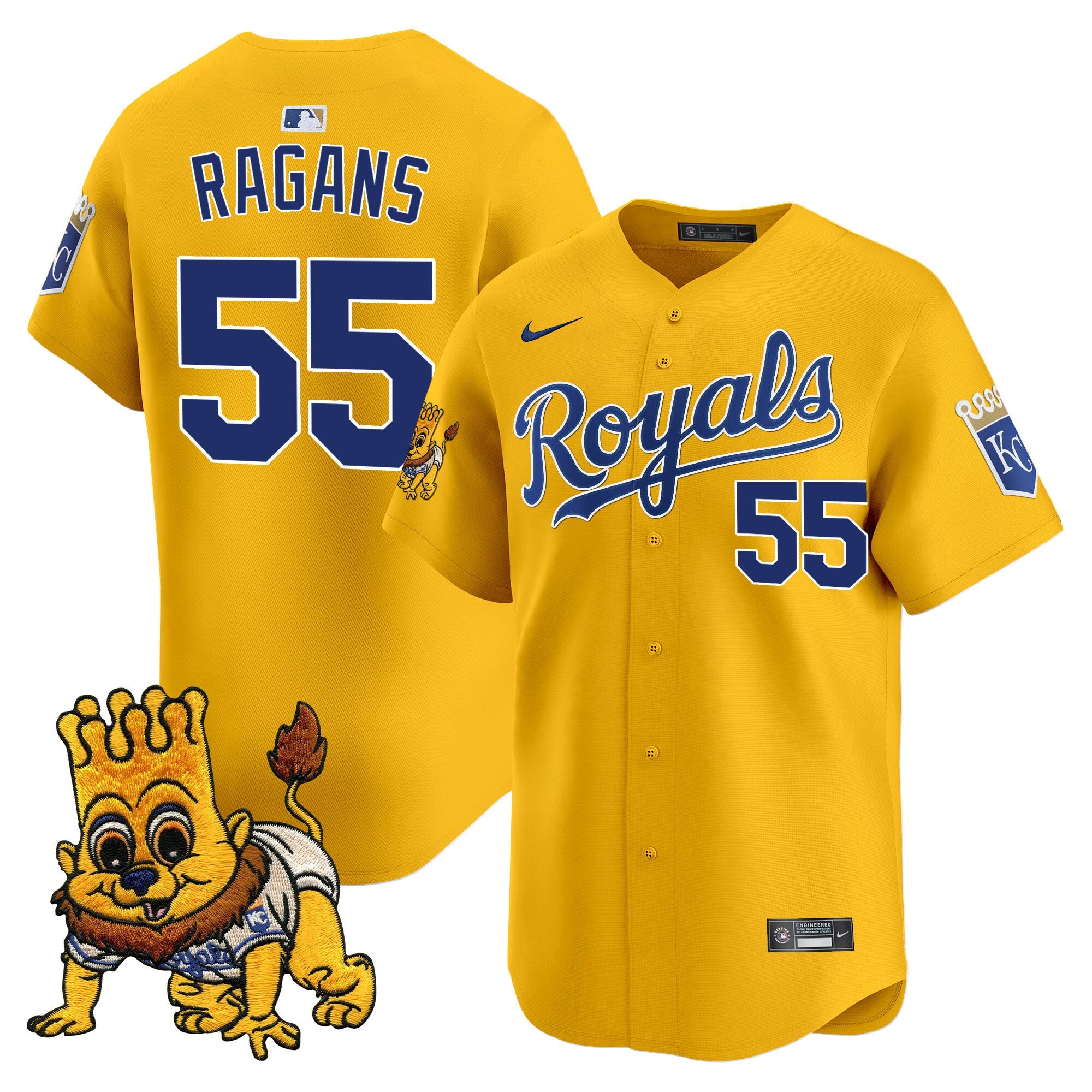 Youth’s Kansas City Sluggerrr Patch Vapor Premier Limited Jersey