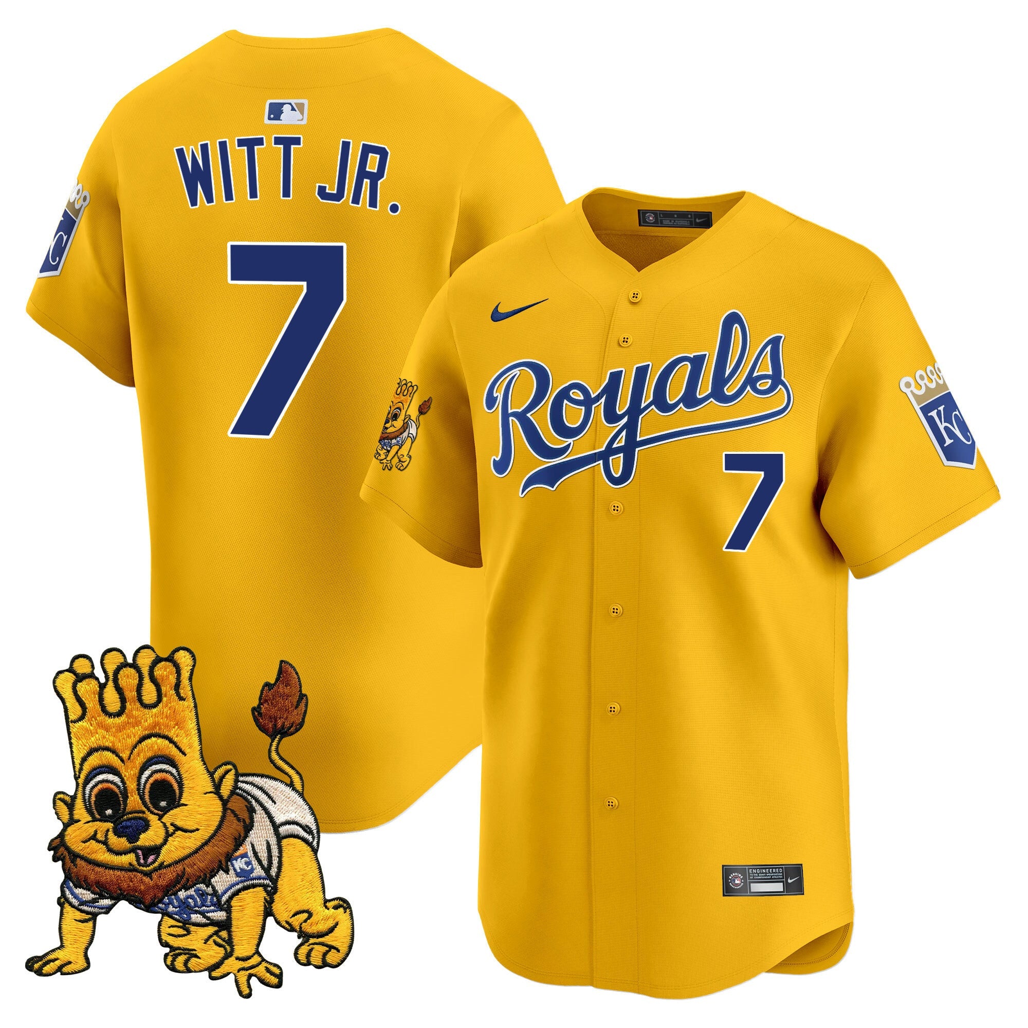 Men’s Kansas City Sluggerrr Patch Vapor Premier Limited Jersey
