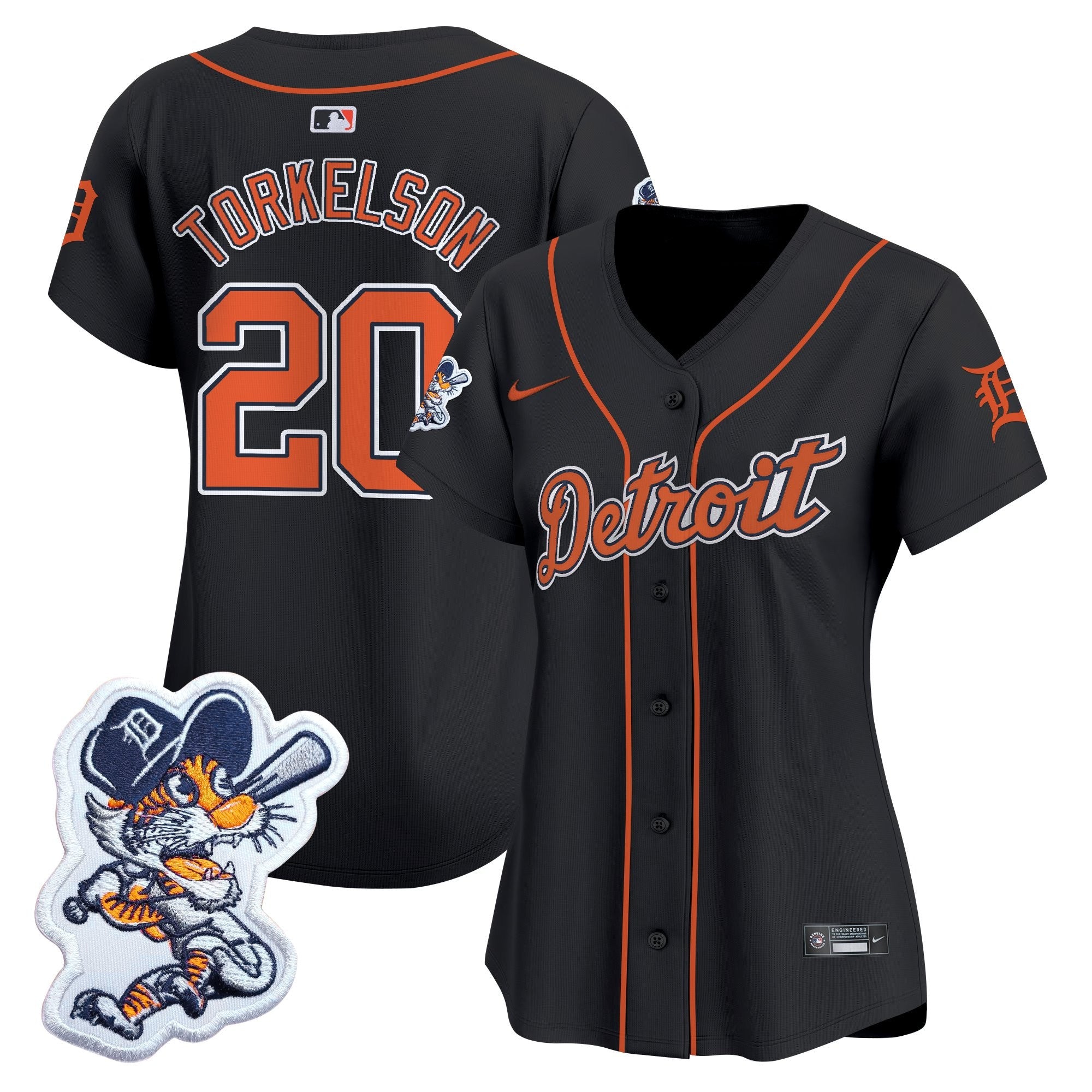 Women’s Detroit Paws Patch Vapor Premier Limited Jersey