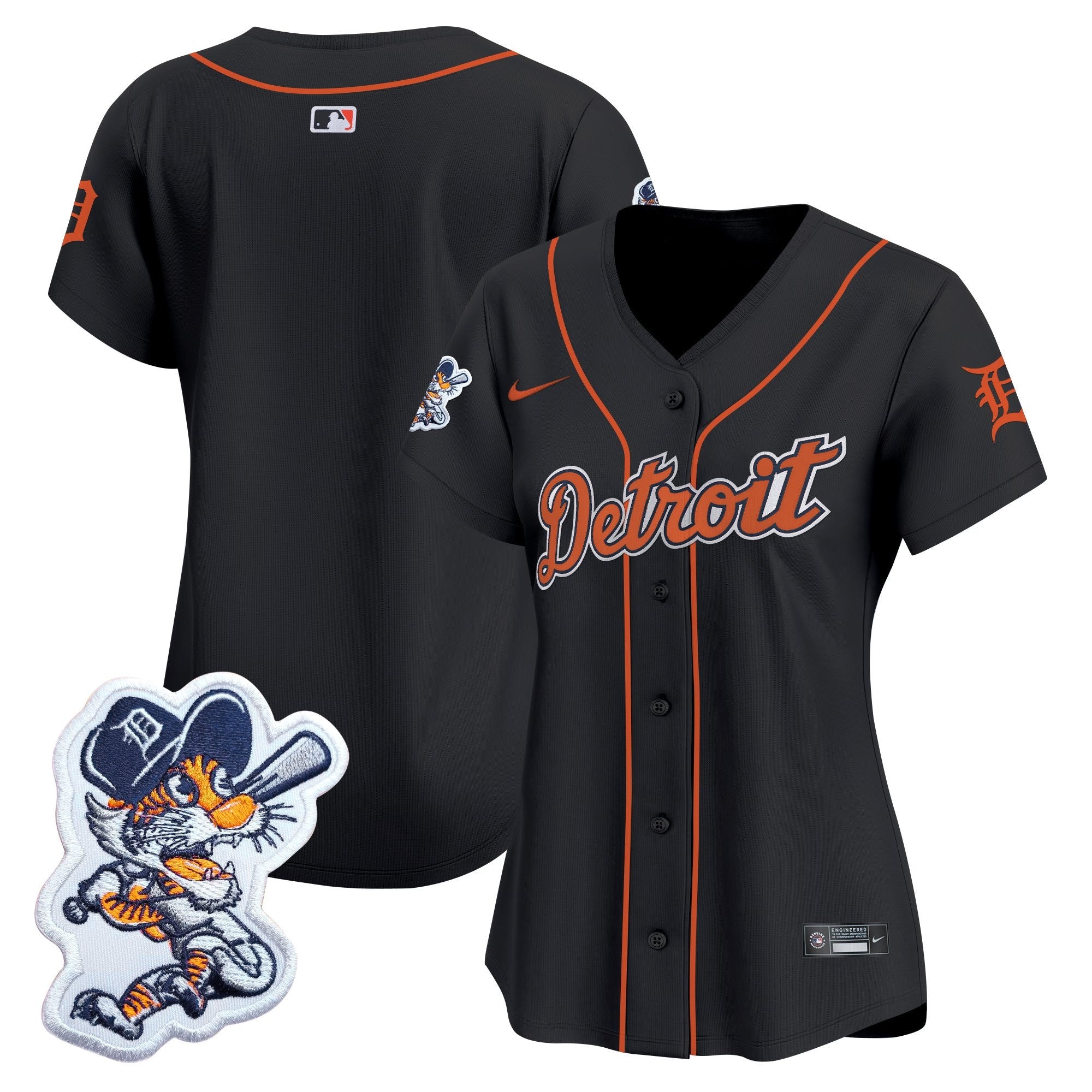 Women’s Detroit Paws Patch Vapor Premier Limited Jersey