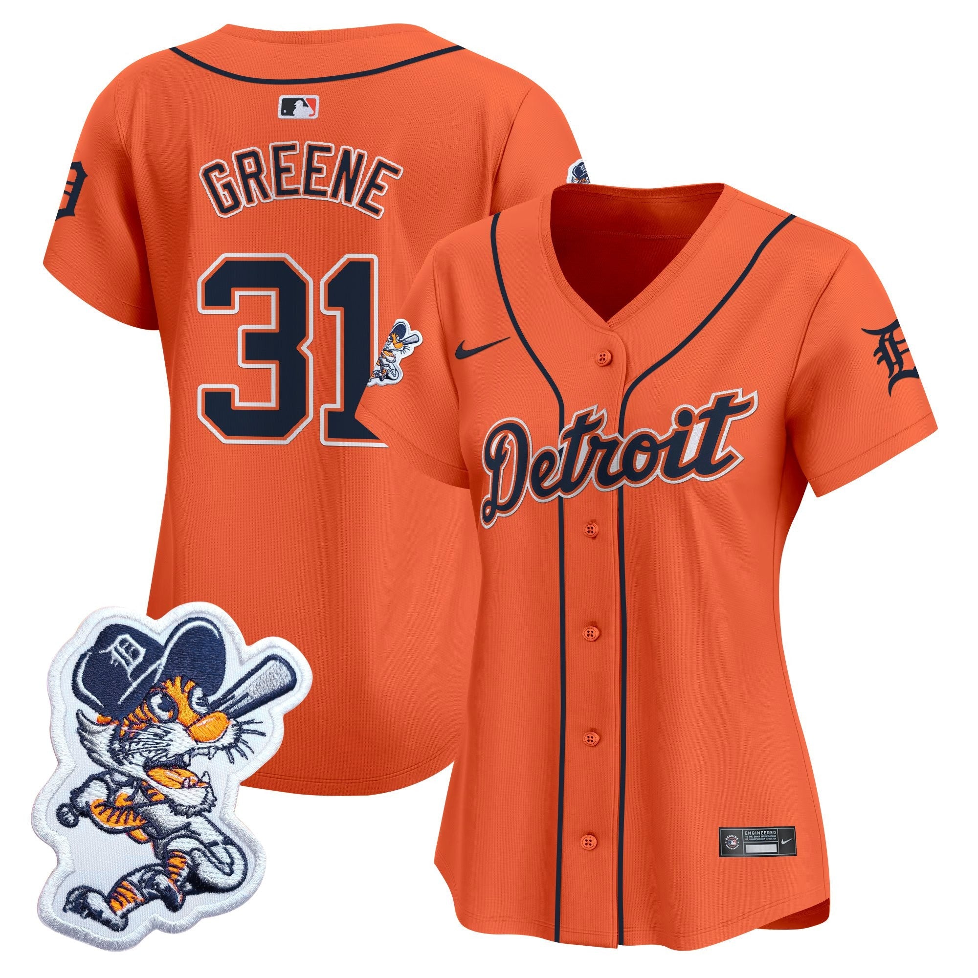 Women’s Detroit Paws Patch Vapor Premier Limited Jersey