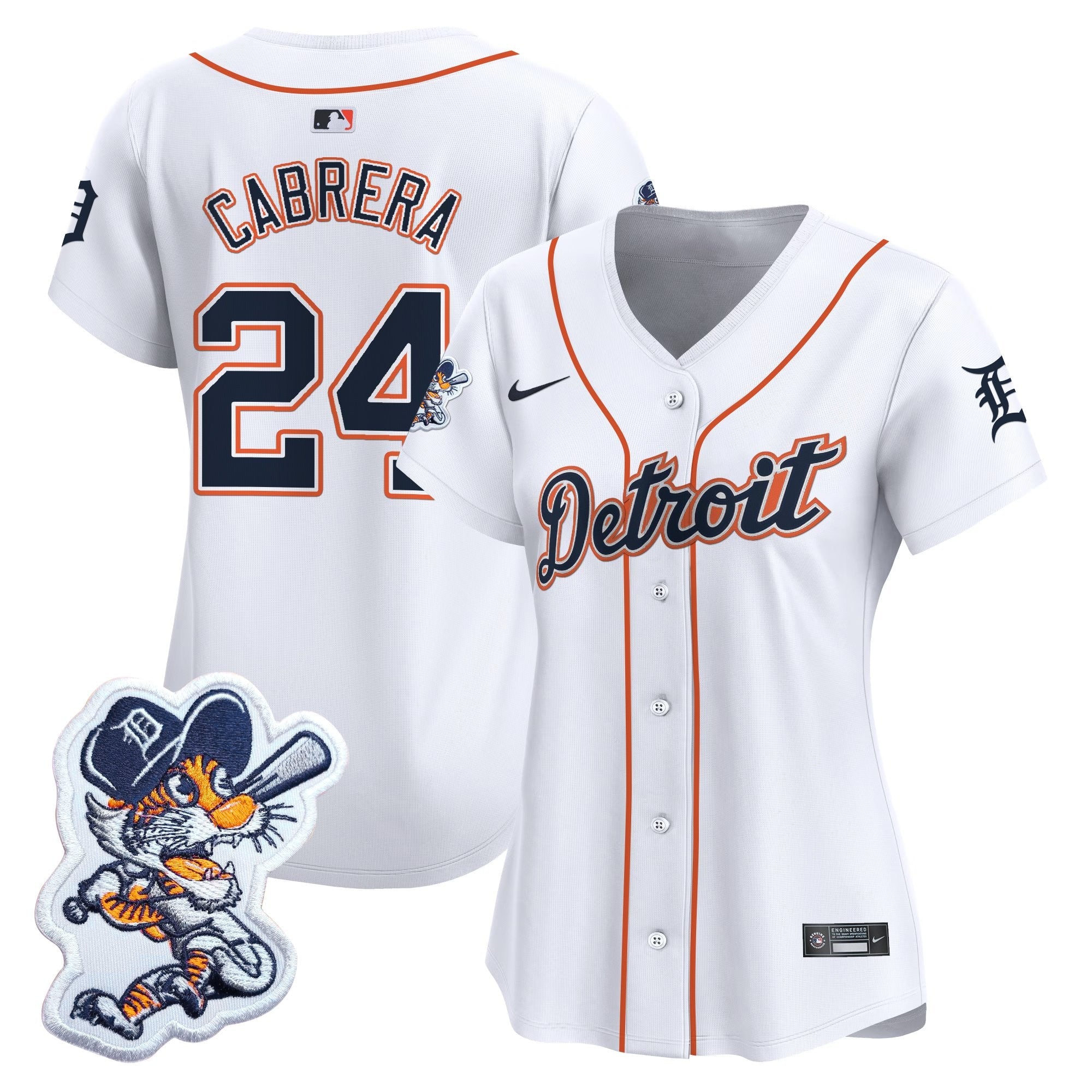 Women’s Detroit Paws Patch Vapor Premier Limited Jersey