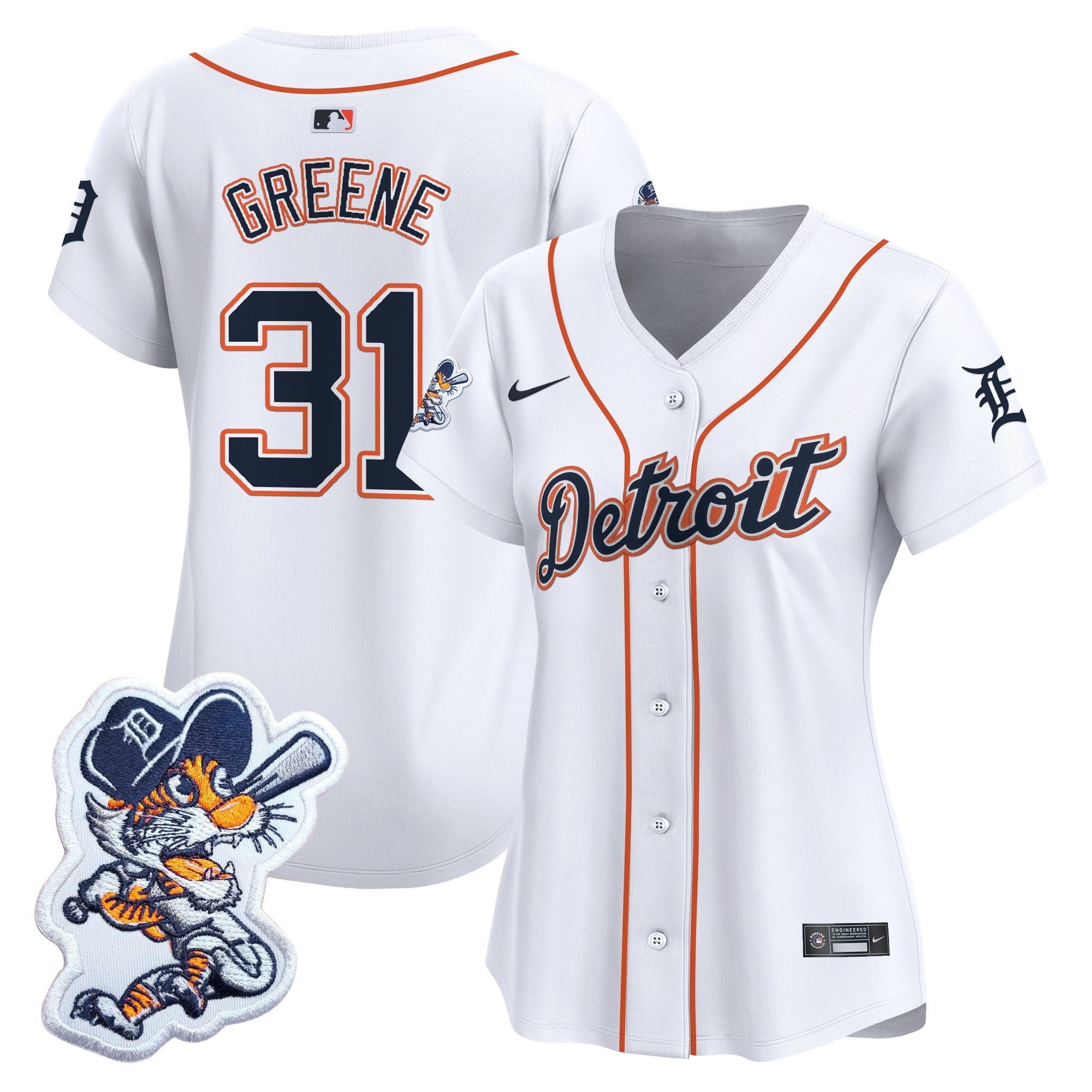 Women’s Detroit Paws Patch Vapor Premier Limited Jersey