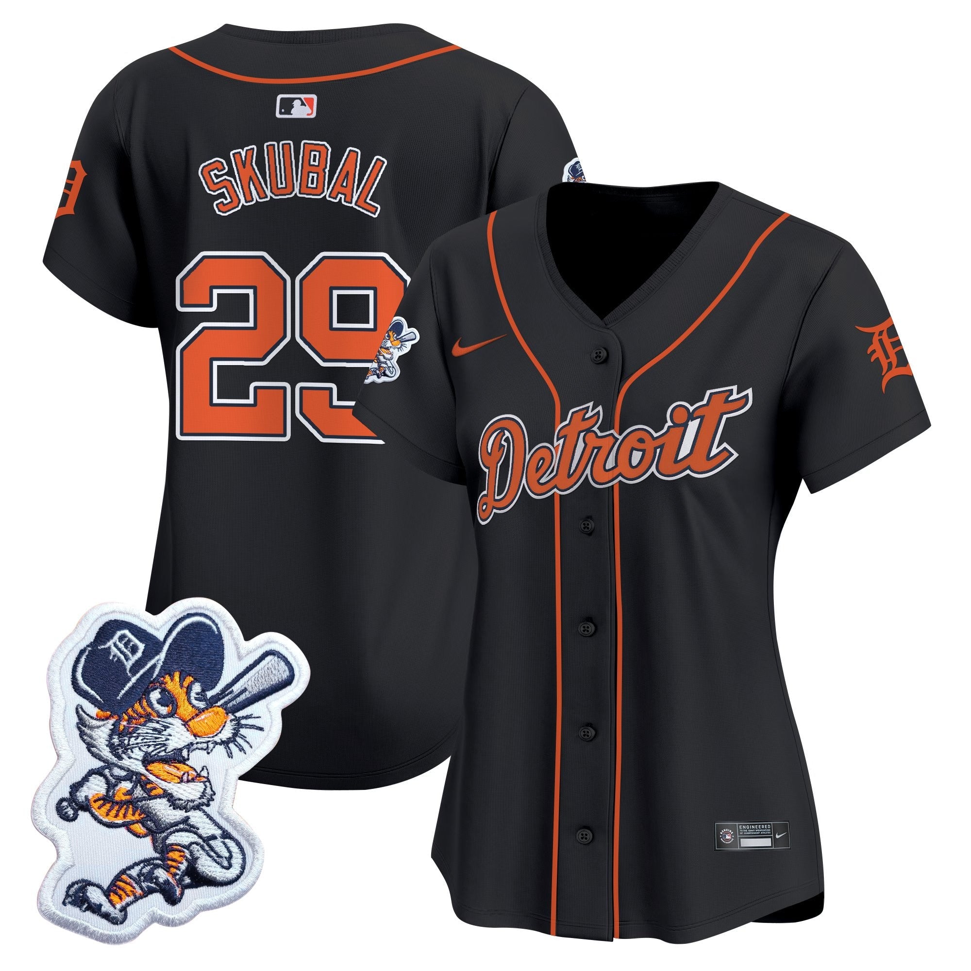 Women’s Detroit Paws Patch Vapor Premier Limited Jersey