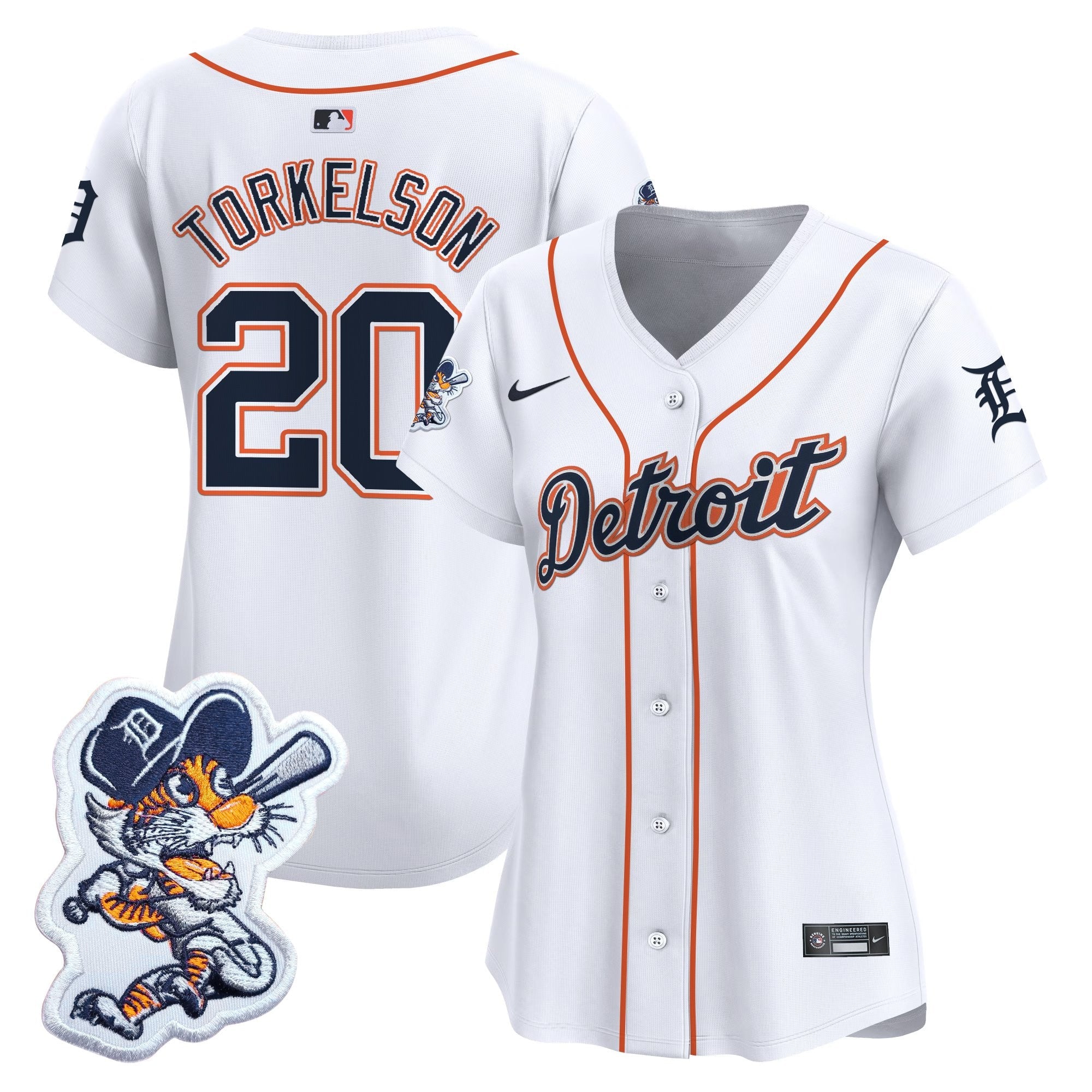 Women’s Detroit Paws Patch Vapor Premier Limited Jersey
