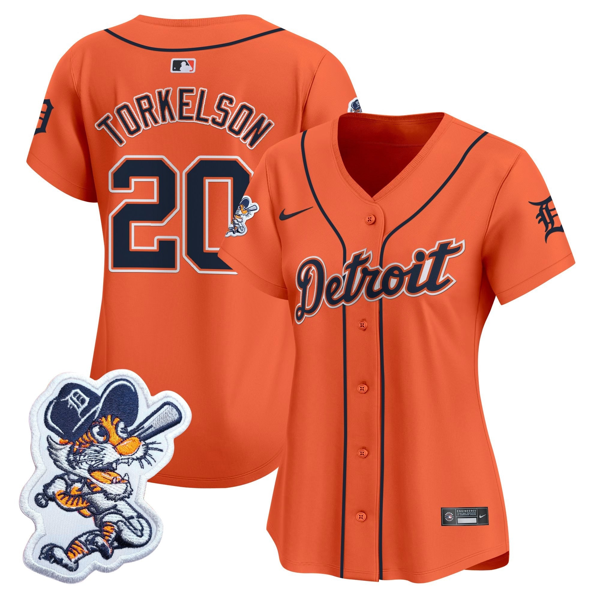 Women’s Detroit Paws Patch Vapor Premier Limited Jersey