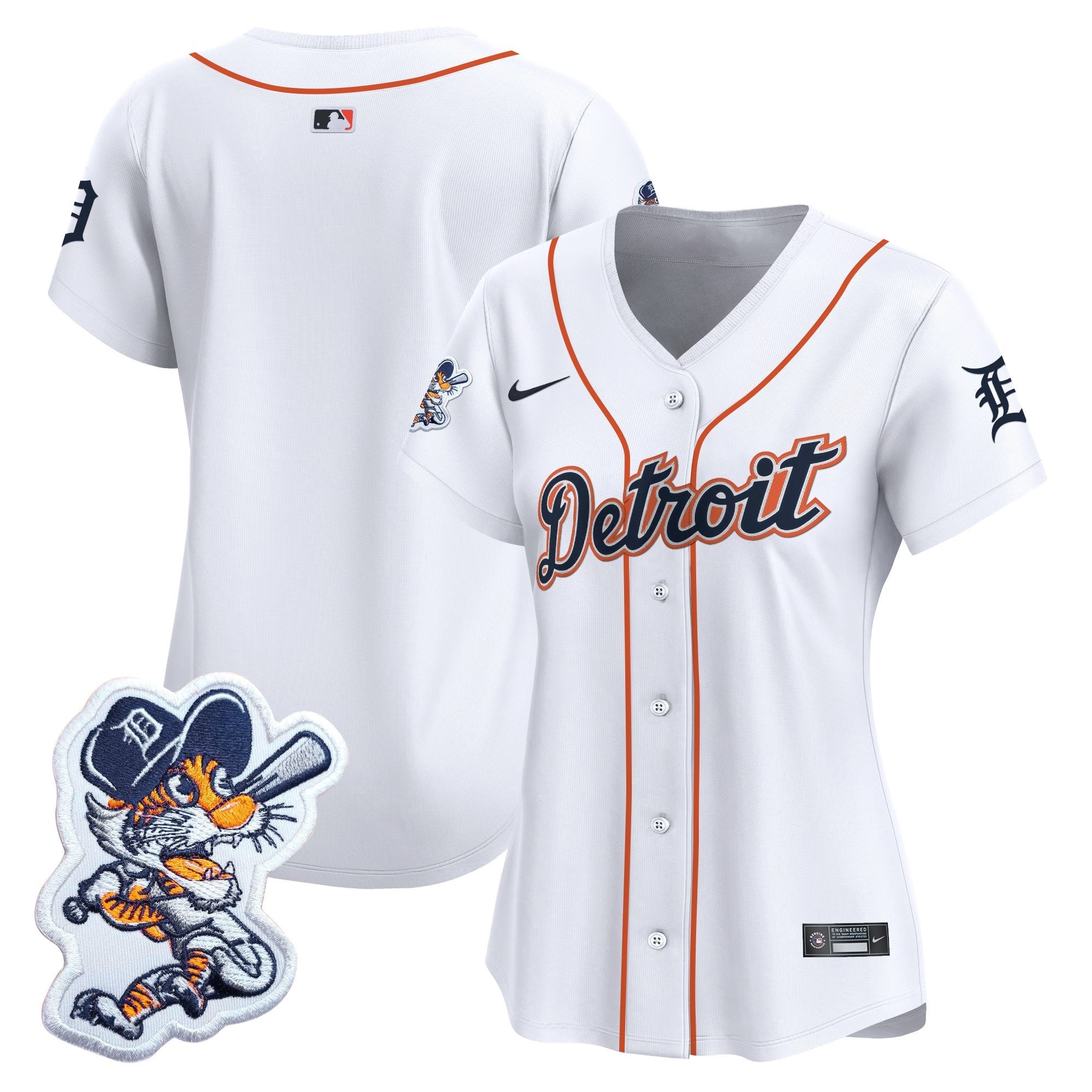 Women’s Detroit Paws Patch Vapor Premier Limited Jersey
