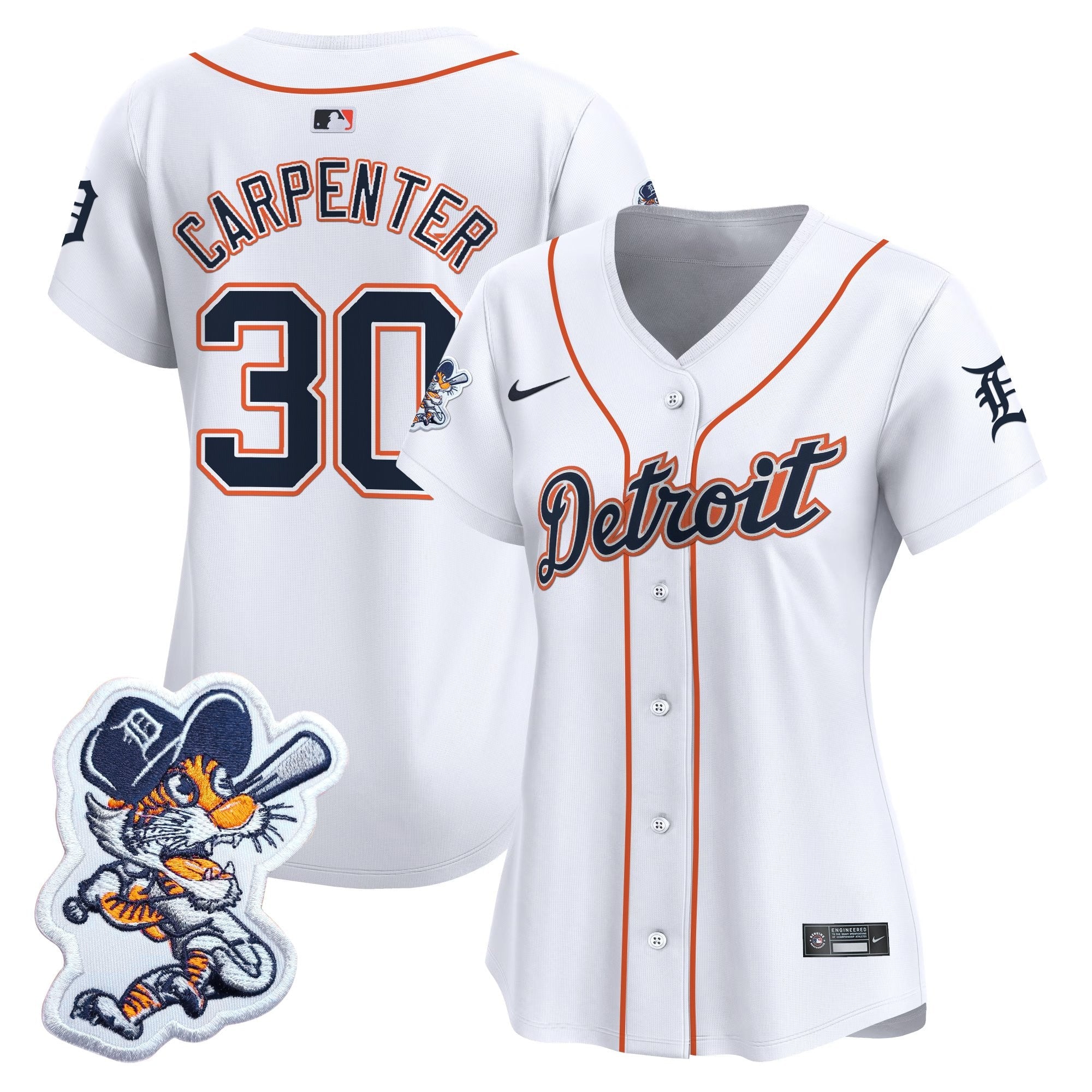 Women’s Detroit Paws Patch Vapor Premier Limited Jersey
