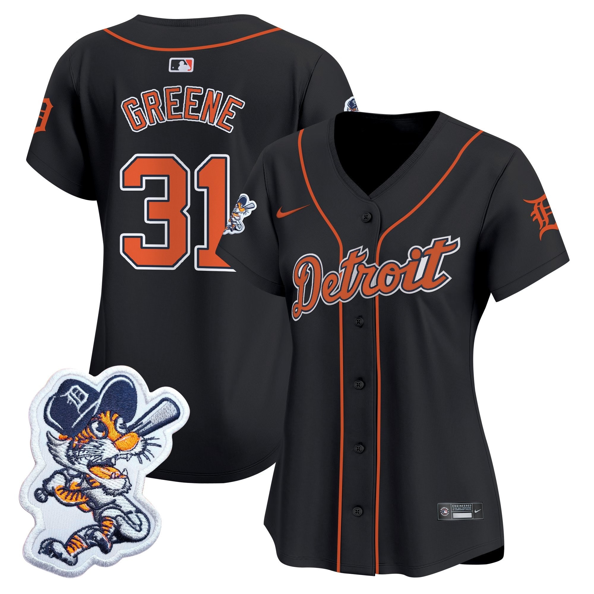Women’s Detroit Paws Patch Vapor Premier Limited Jersey