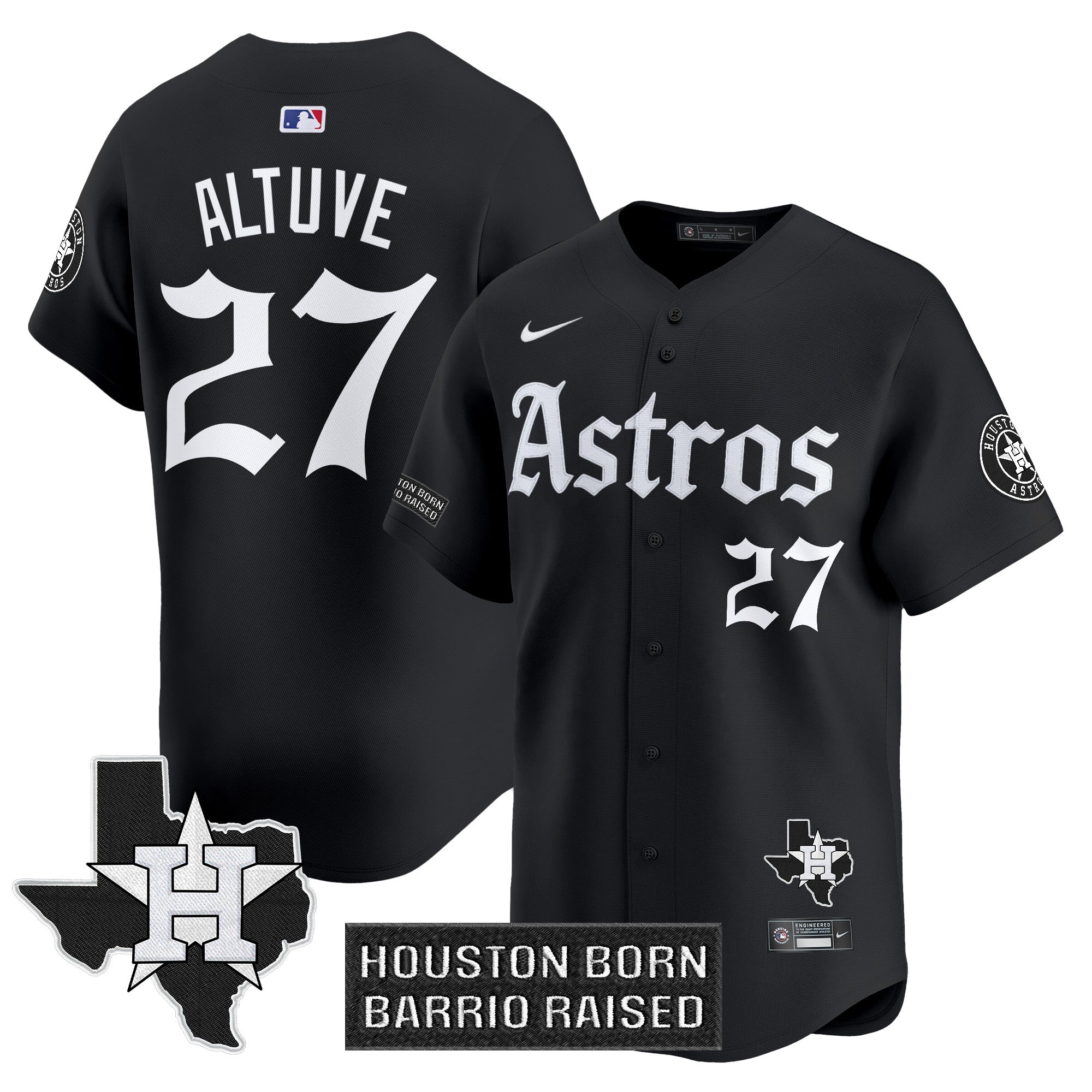 Men’s Houston ‘Gothic Edition’ Vapor Premier Limited Jersey