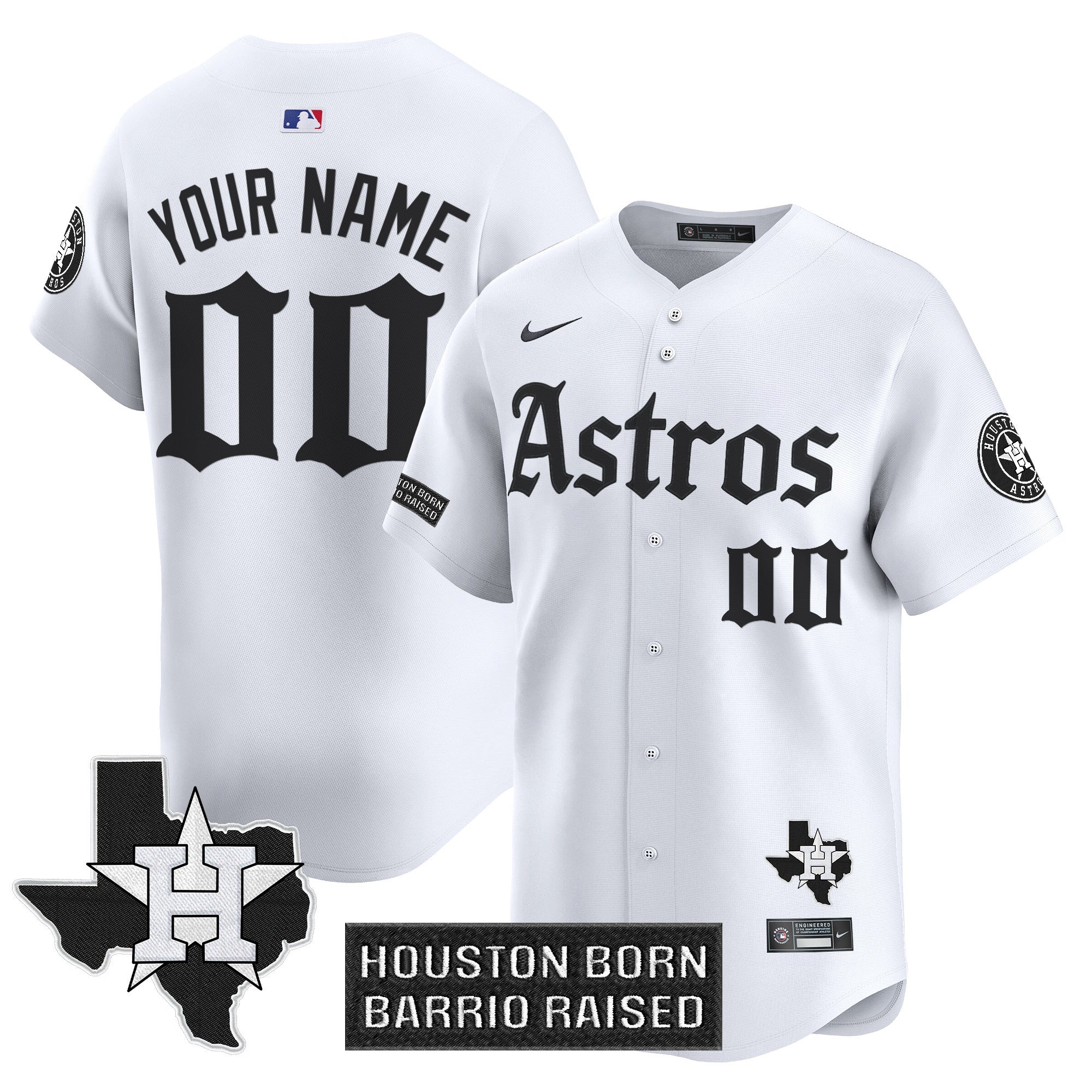 Houston ‘Gothic Edition’ Vapor Premier Limited Custom Jersey