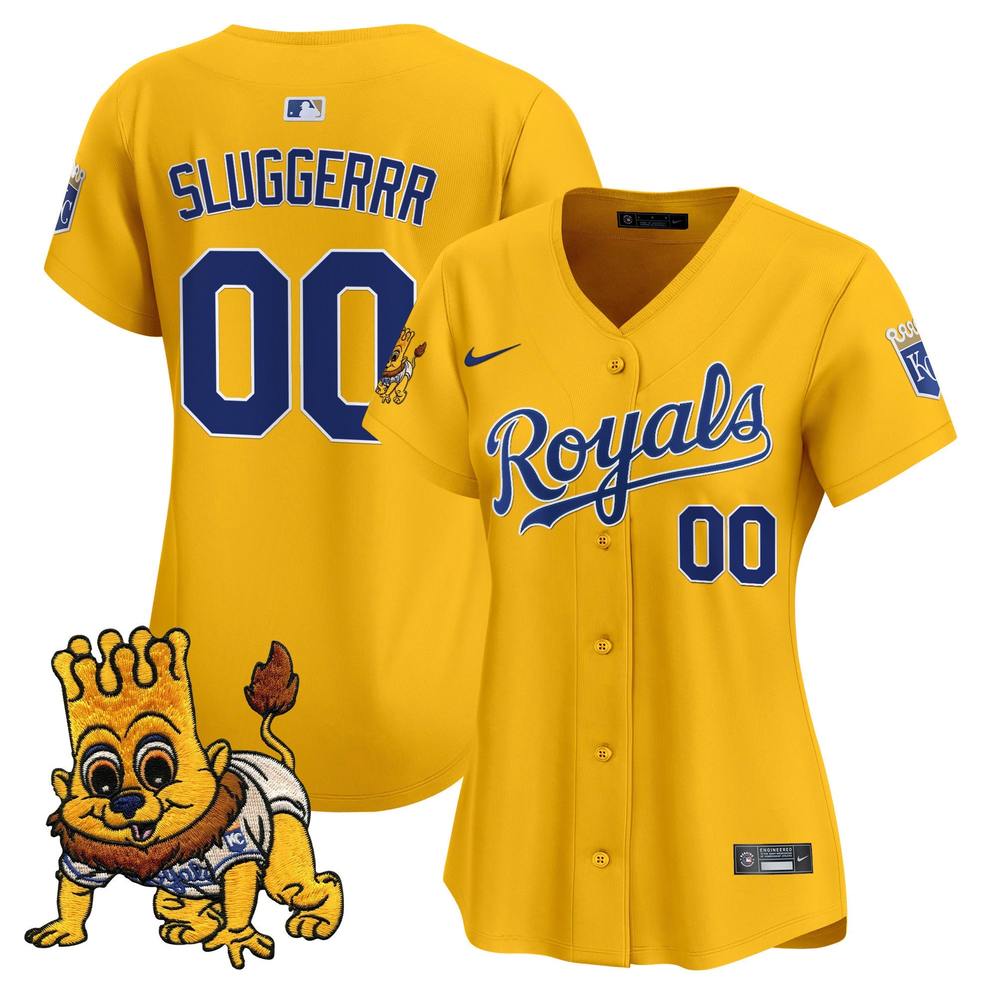 Women’s Kansas City Sluggerrr Patch Vapor Premier Limited Jersey
