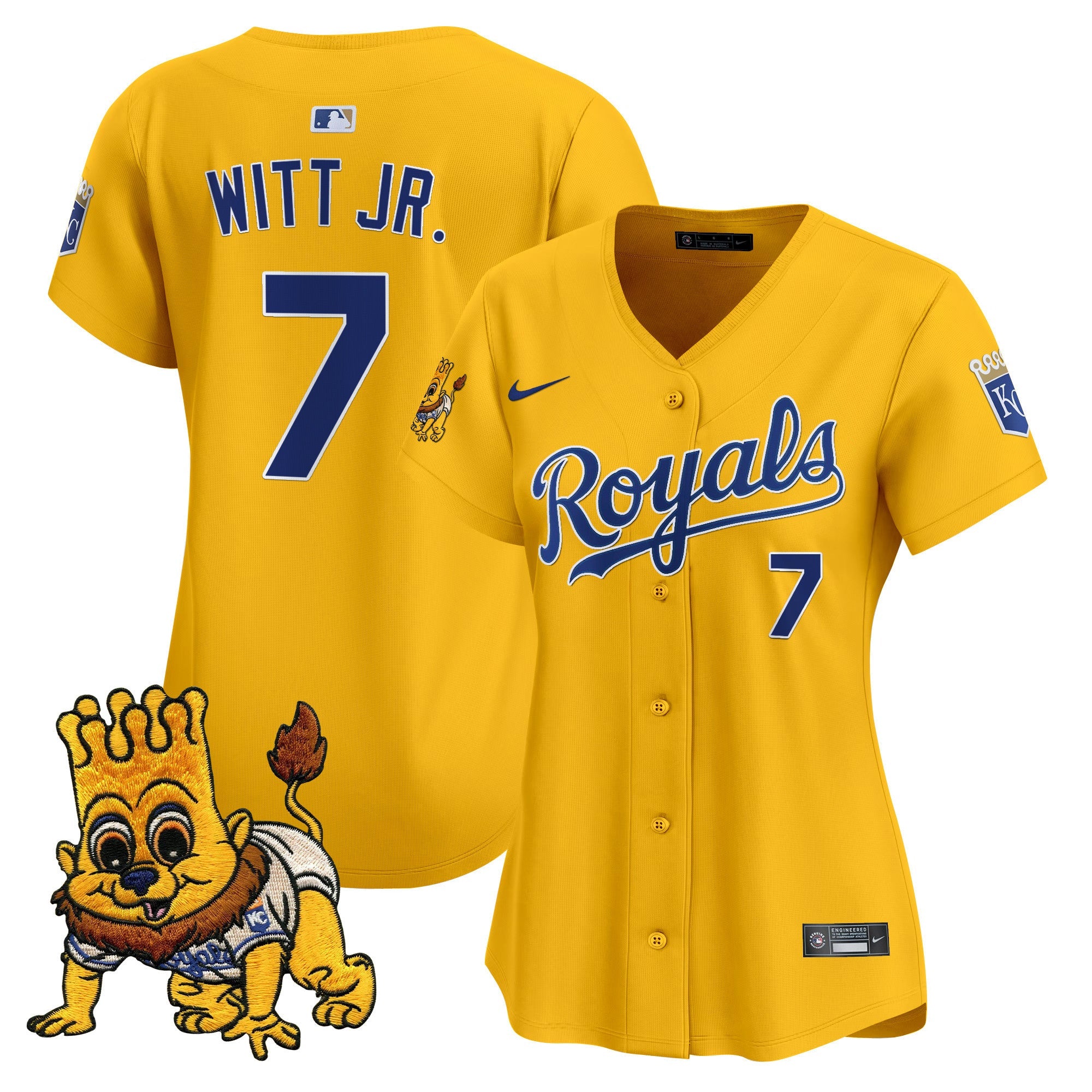 Women’s Kansas City Sluggerrr Patch Vapor Premier Limited Jersey