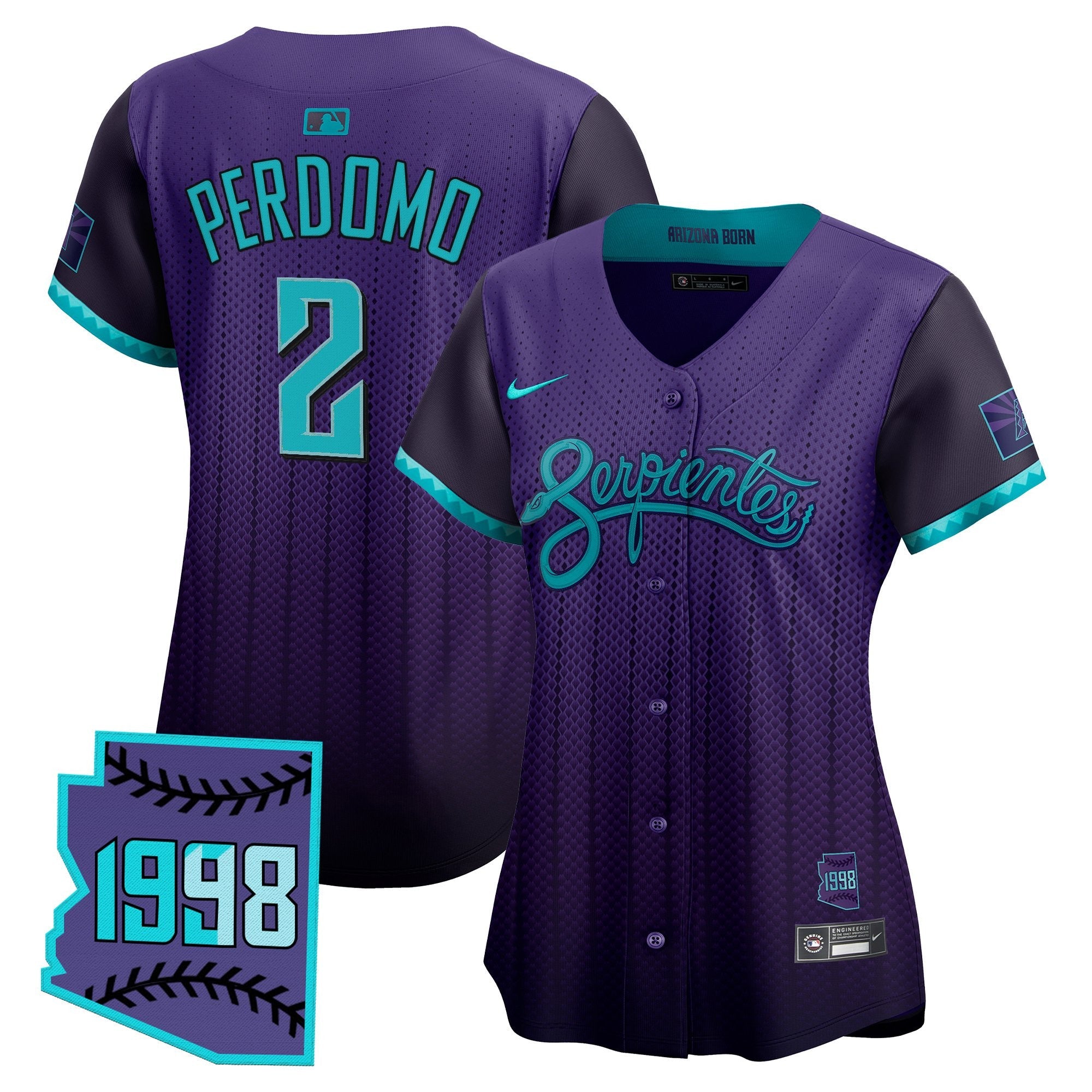 Women’s Arizona 2025 City Connect Vapor Premier Limited Jersey V2 – Stitched