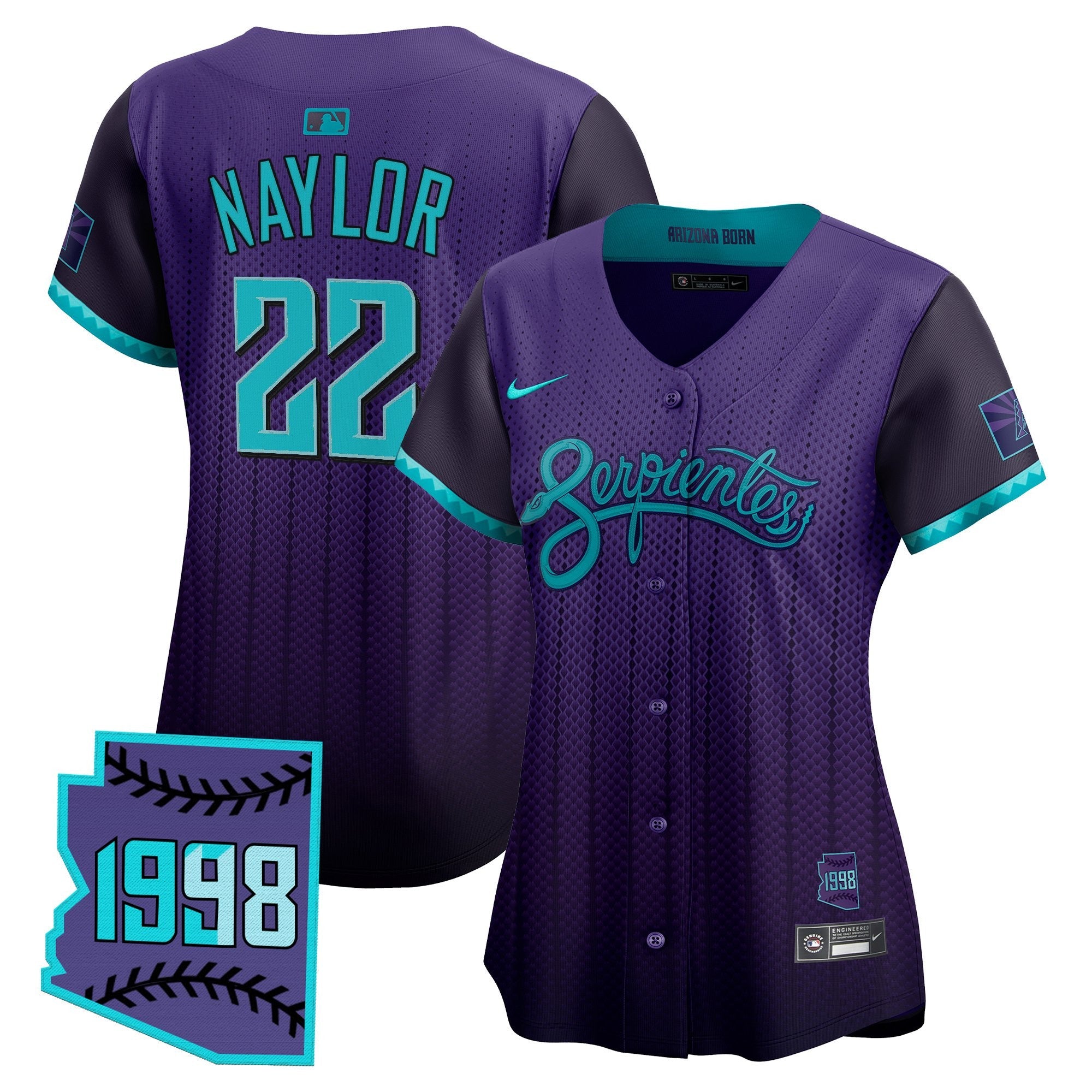 Women’s Arizona 2025 City Connect Vapor Premier Limited Jersey V2 – Stitched