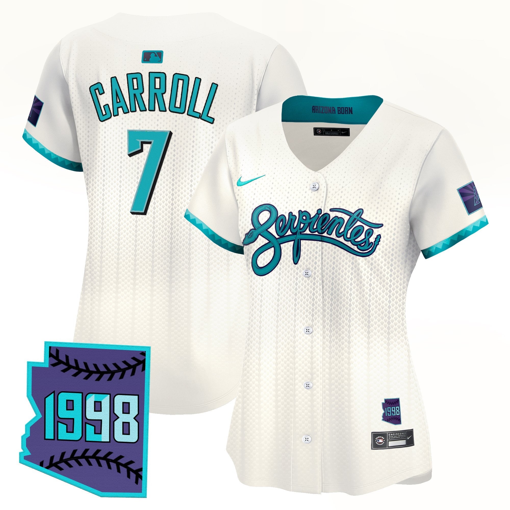 Women’s Arizona 2025 City Connect Vapor Premier Limited Jersey V2 – Stitched