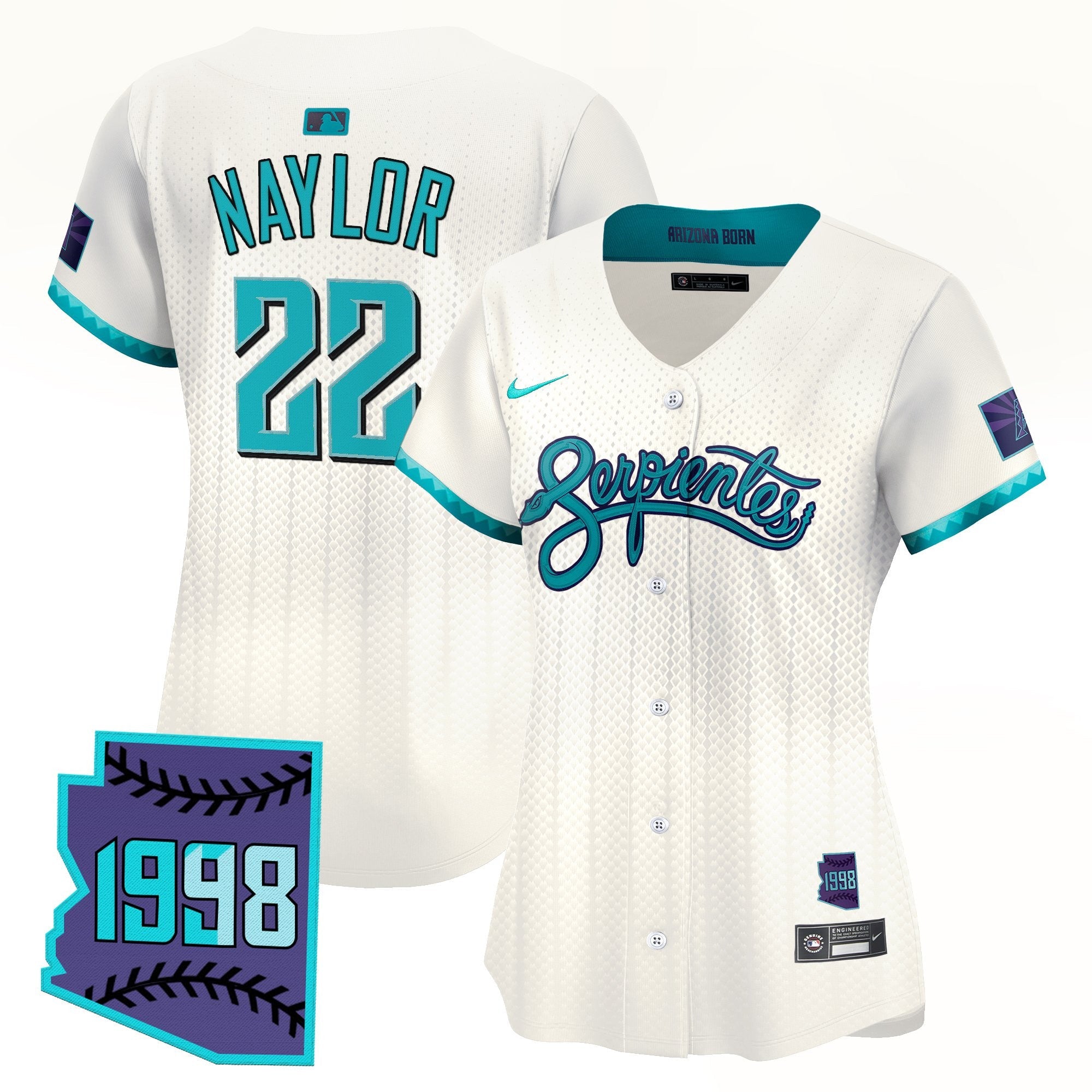 Women’s Arizona 2025 City Connect Vapor Premier Limited Jersey V2 – Stitched