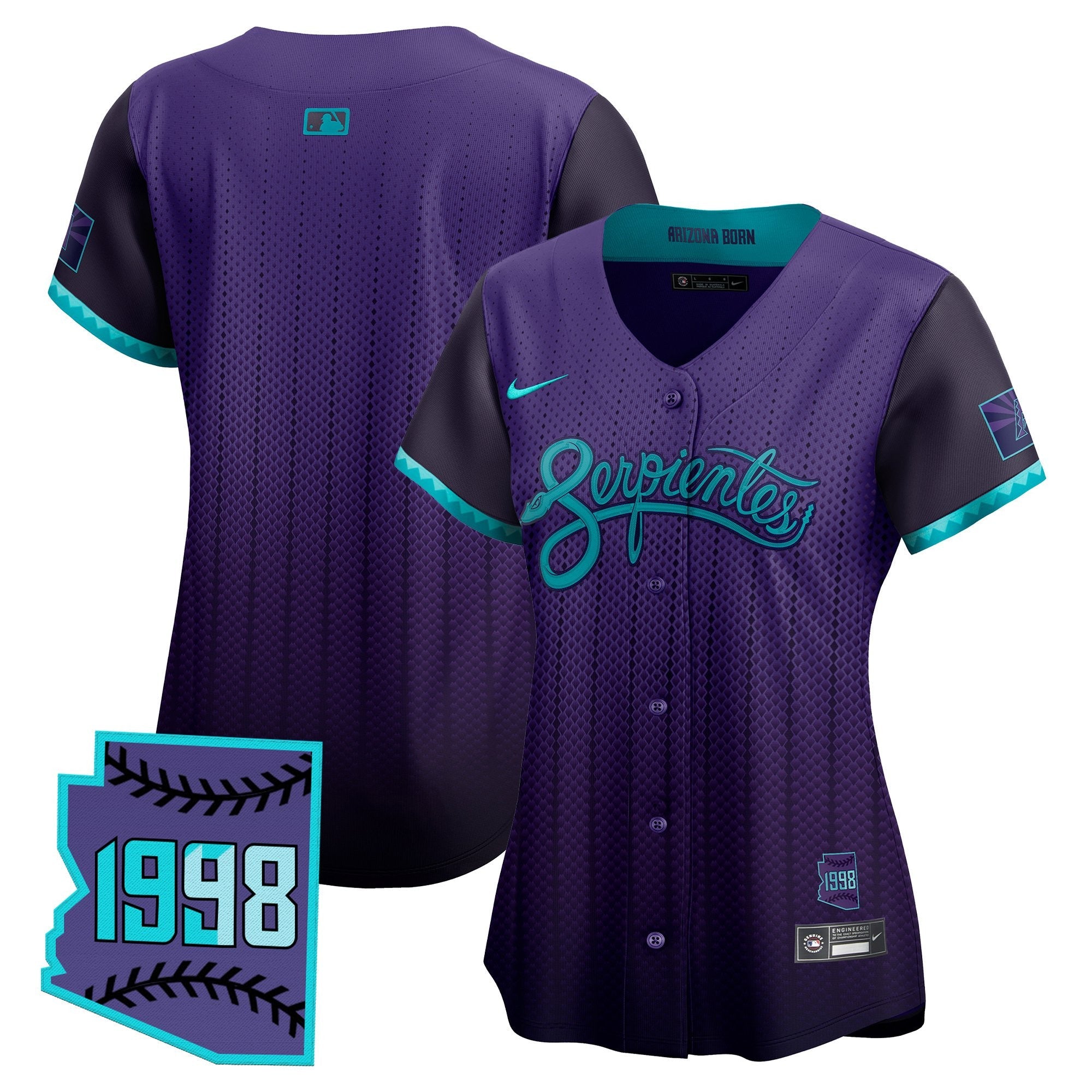 Women’s Arizona 2025 City Connect Vapor Premier Limited Jersey V2 – Stitched