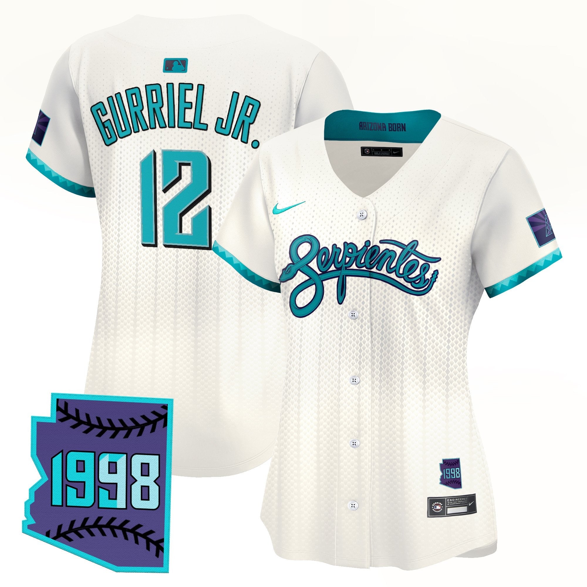 Women’s Arizona 2025 City Connect Vapor Premier Limited Jersey V2 – Stitched