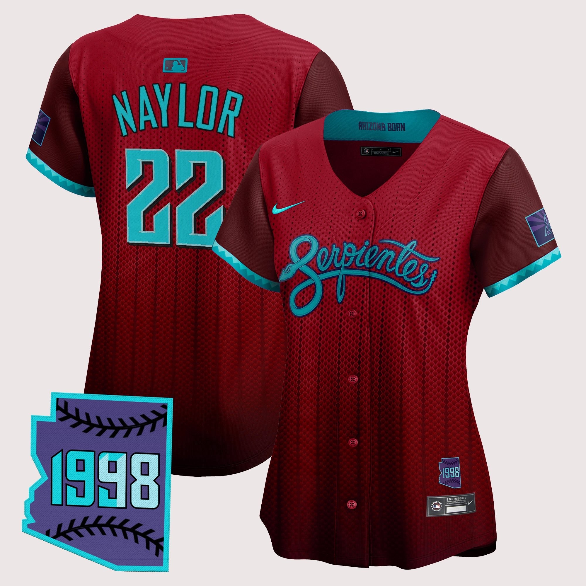 Women’s Arizona 2025 City Connect Vapor Premier Limited Jersey V2 – Stitched