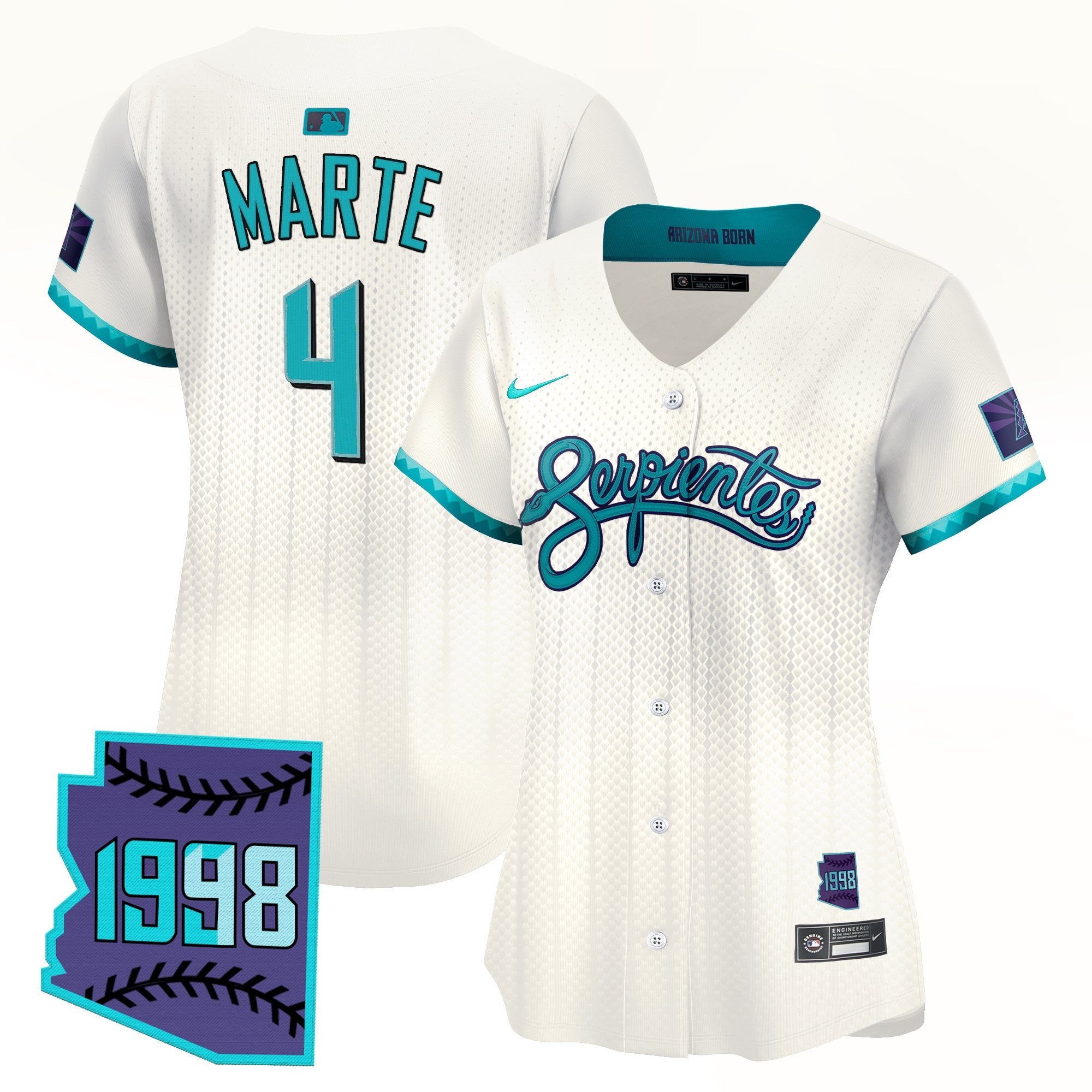 Women’s Arizona 2025 City Connect Vapor Premier Limited Jersey V2 – Stitched