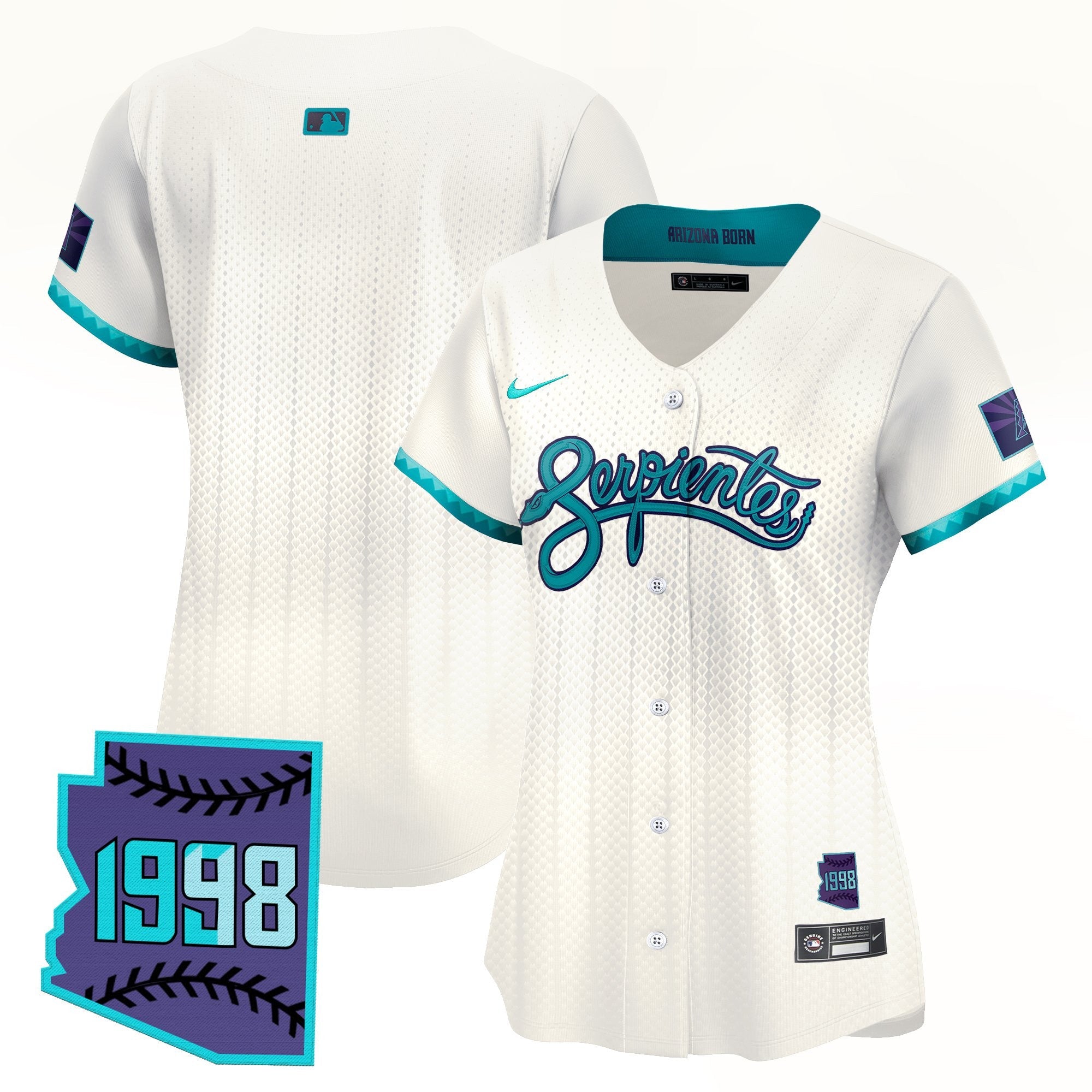 Women’s Arizona 2025 City Connect Vapor Premier Limited Jersey V2 – Stitched