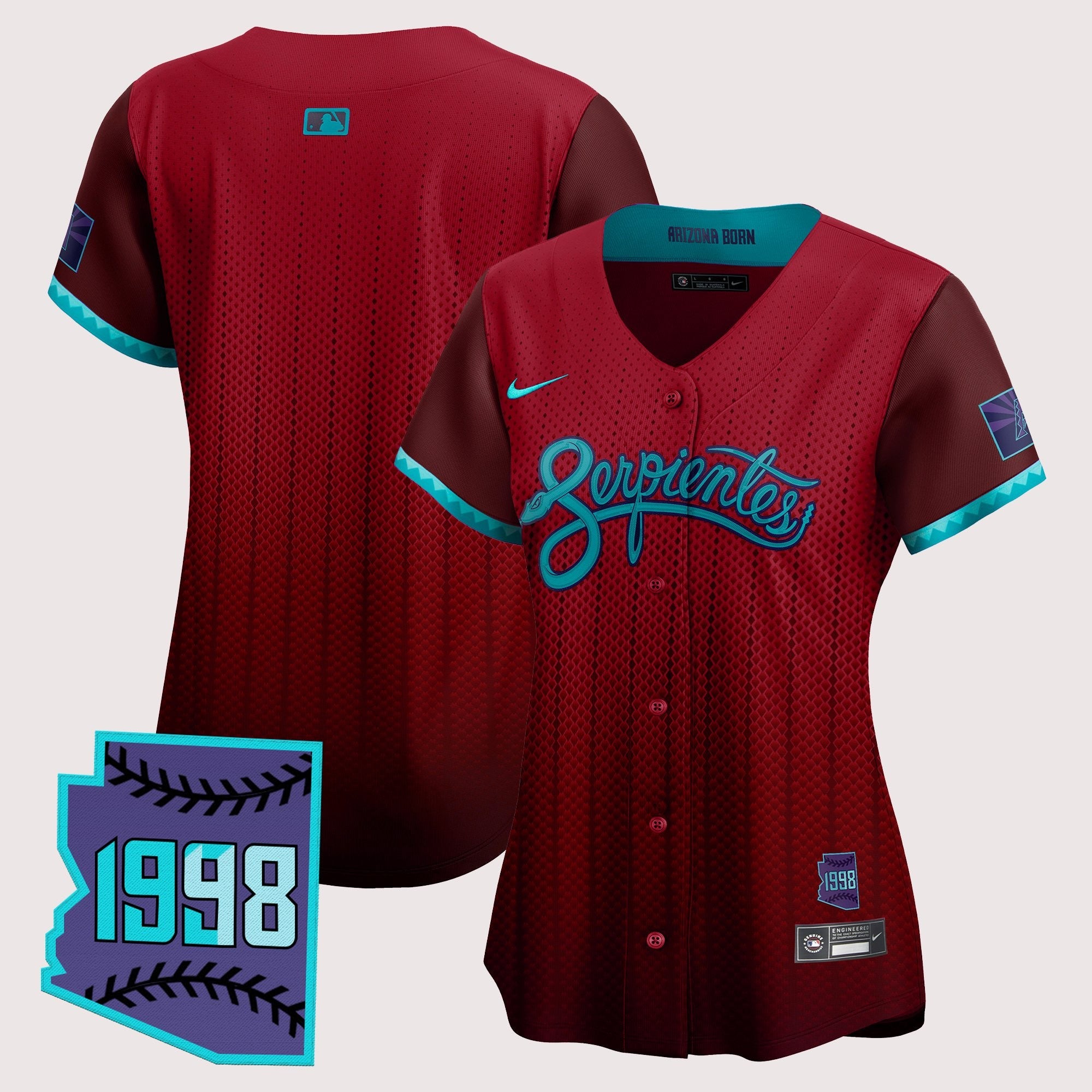 Women’s Arizona 2025 City Connect Vapor Premier Limited Jersey V2 – Stitched