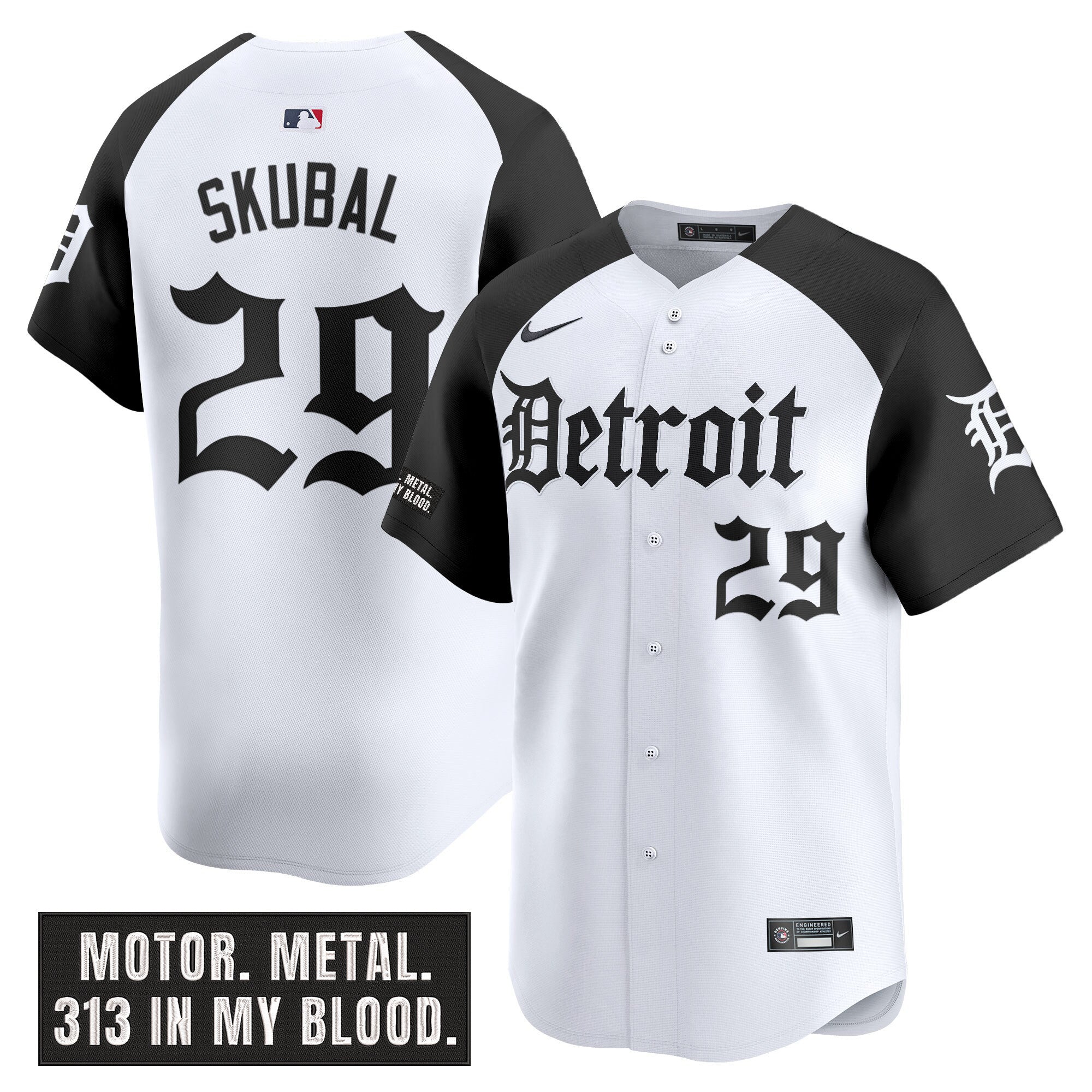 Men’s Detroit ‘Motor Gothic Edition’ Vapor Premier Limited Jersey
