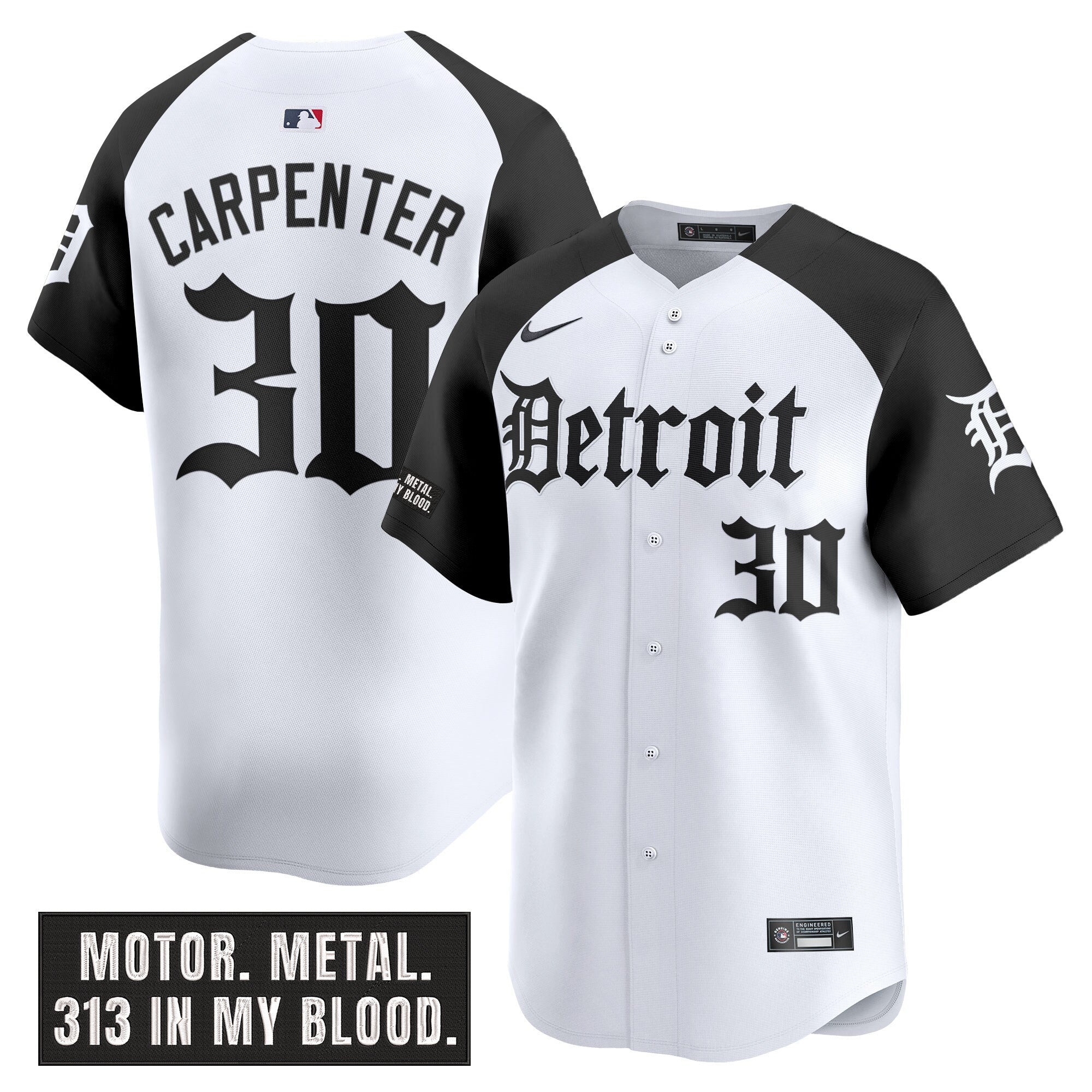 Men’s Detroit ‘Motor Gothic Edition’ Vapor Premier Limited Jersey