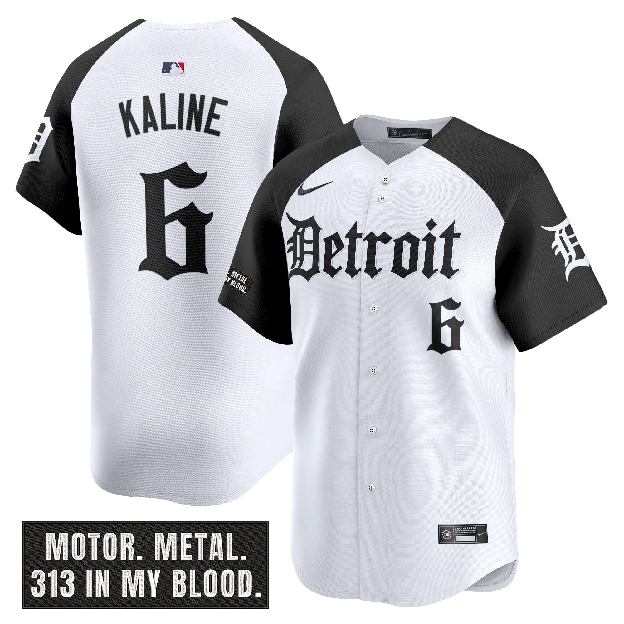 Men’s Detroit ‘Motor Gothic Edition’ Vapor Premier Limited Jersey