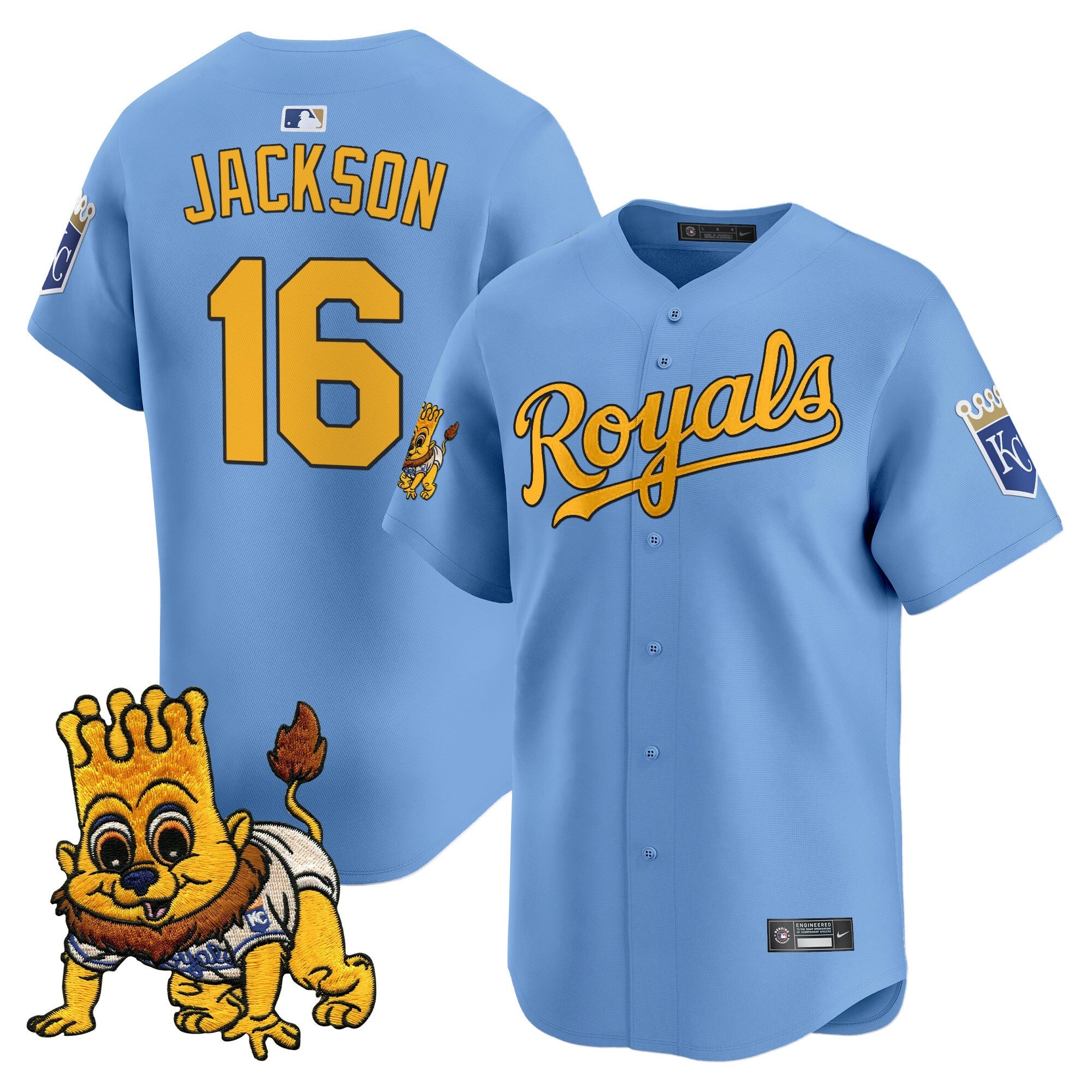Men’s Kansas City Sluggerrr Patch Vapor Premier Limited Jersey