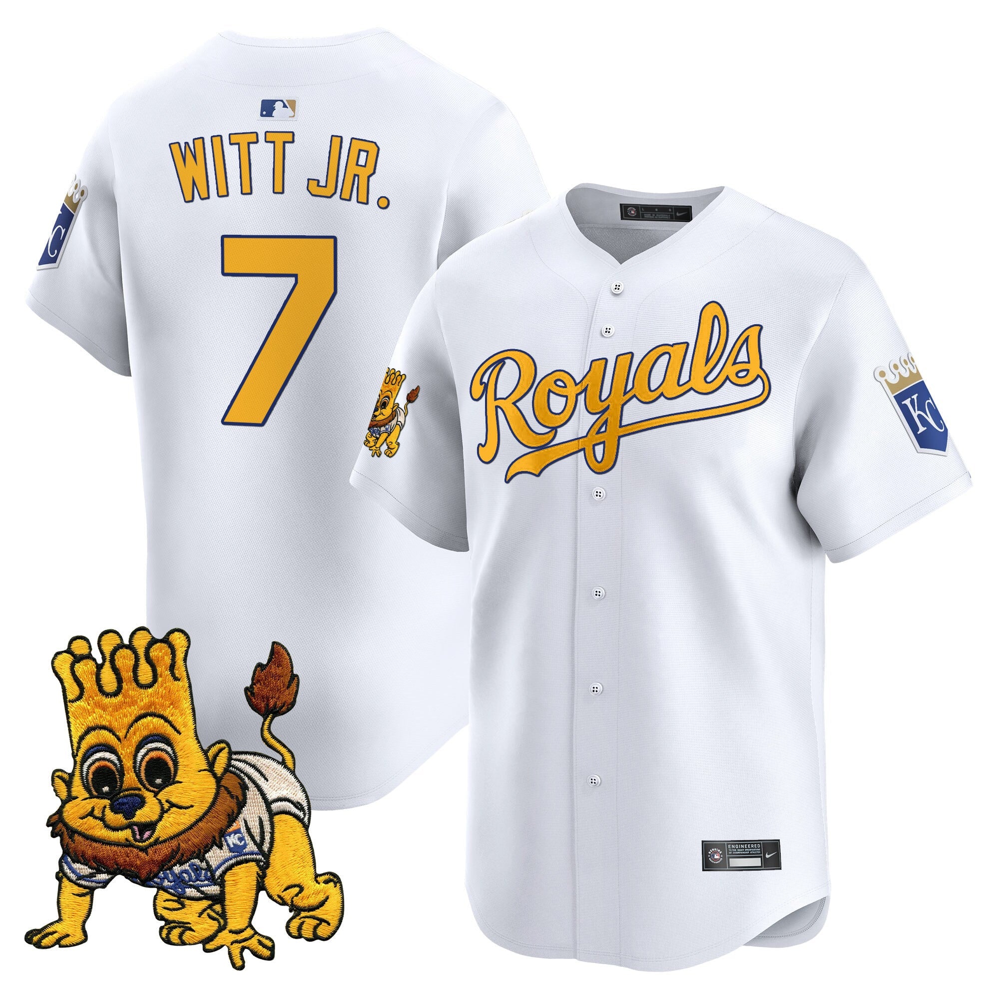 Men’s Kansas City Sluggerrr Patch Vapor Premier Limited Jersey