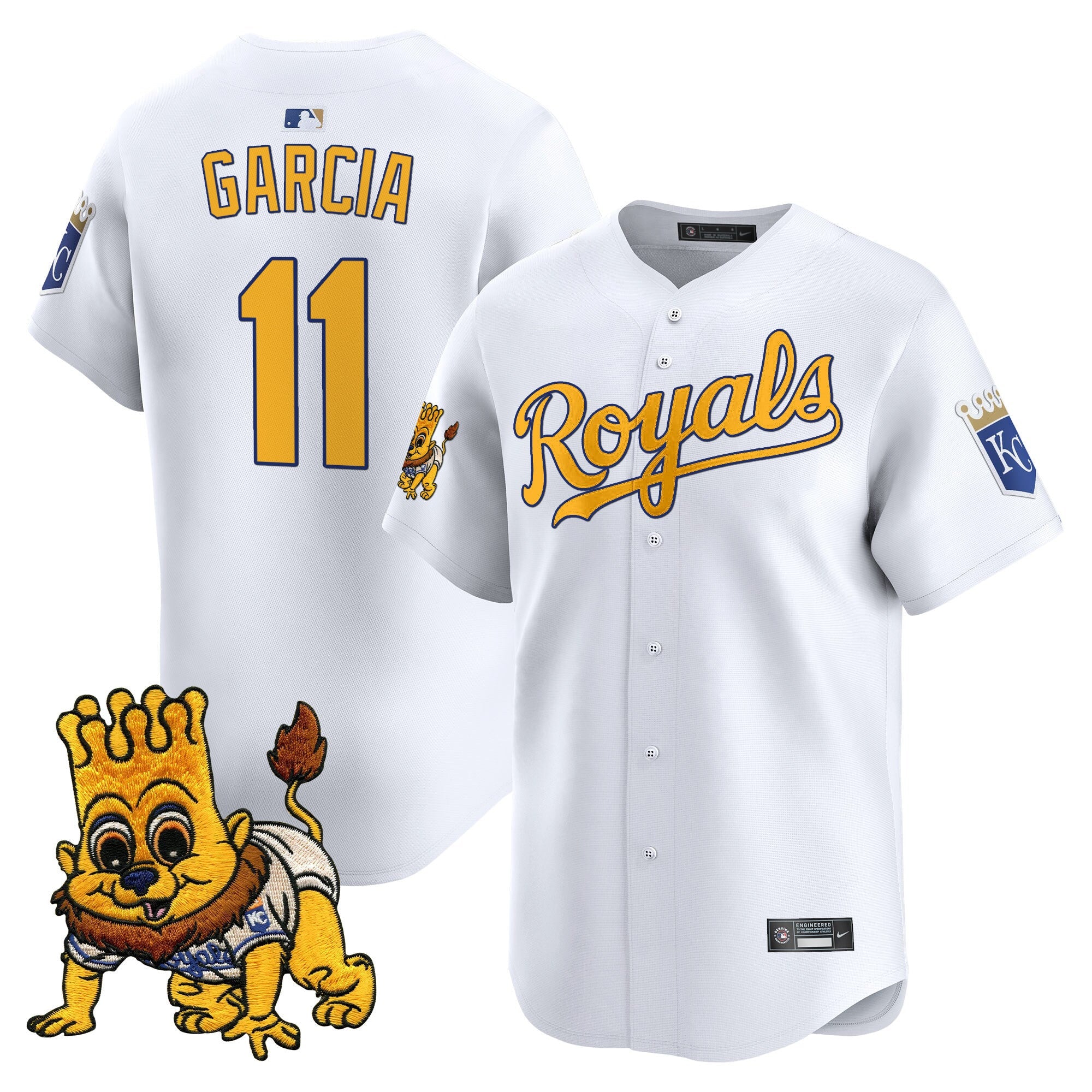 Youth’s Kansas City Sluggerrr Patch Vapor Premier Limited Jersey