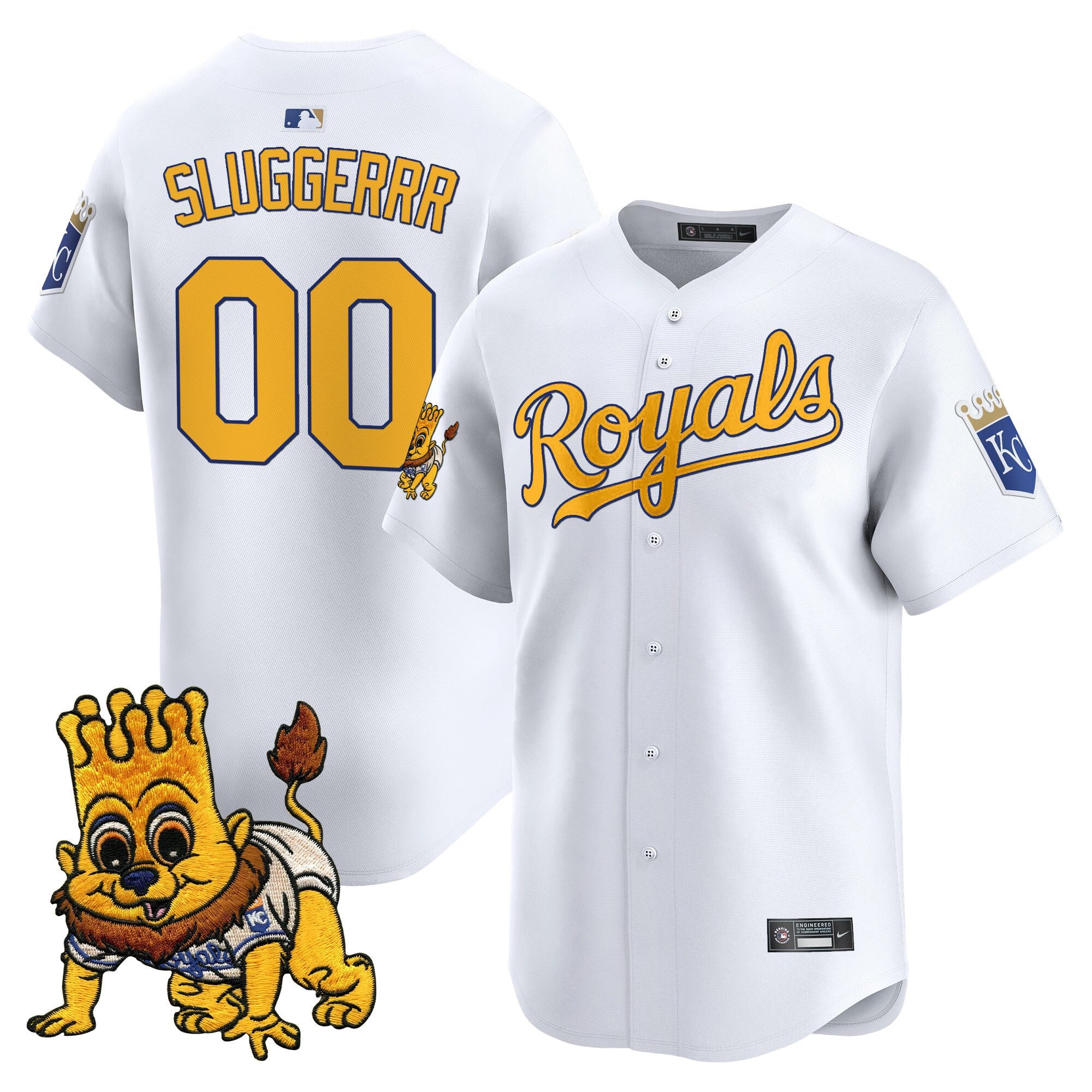 Men’s Kansas City Sluggerrr Patch Vapor Premier Limited Jersey